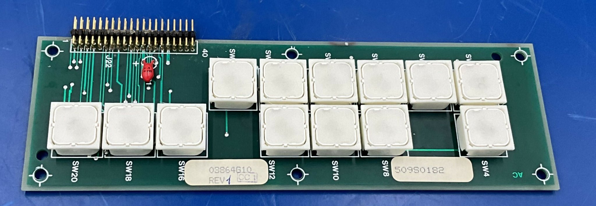 C.I. QUANTAMATIC KEYBOARD QM5 (46-903864G10/03864G10 Rev 1 GE