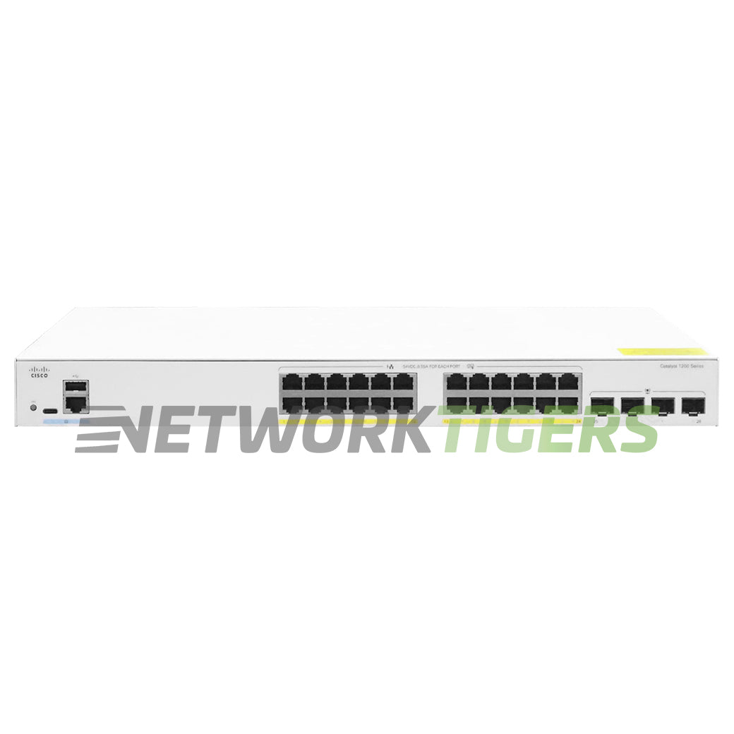 Cisco C1200-24FP-4G Catalyst 1200 24x 1GB PoE+ RJ45 4x 10GB SFP+ Switch