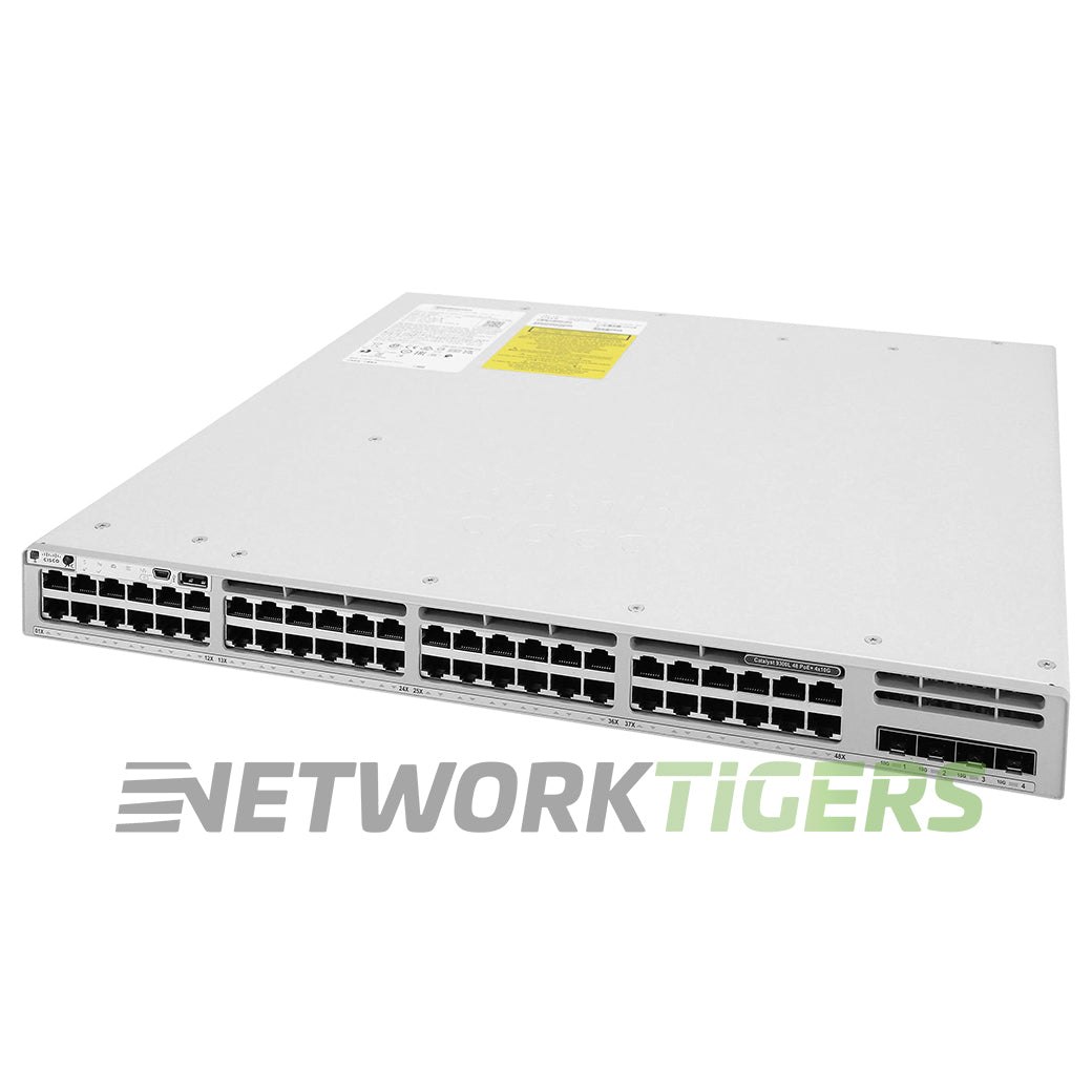 Cisco C9300L-48P-4G-E 48x 1GB PoE+ RJ45 4x 1GB SFP Switch