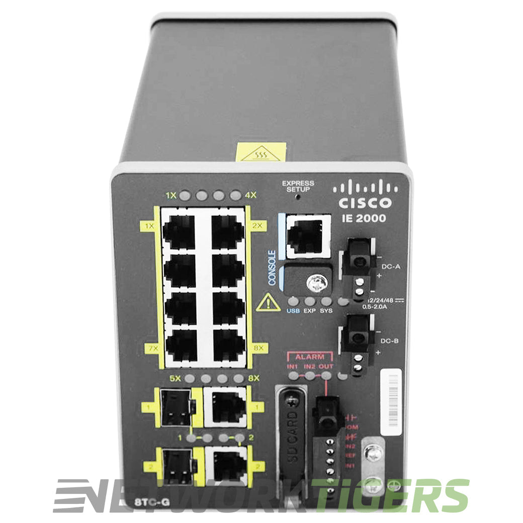 NEW Cisco IE-2000-8TC-G-L 8x FE RJ45 2x 1GB Combo Switch