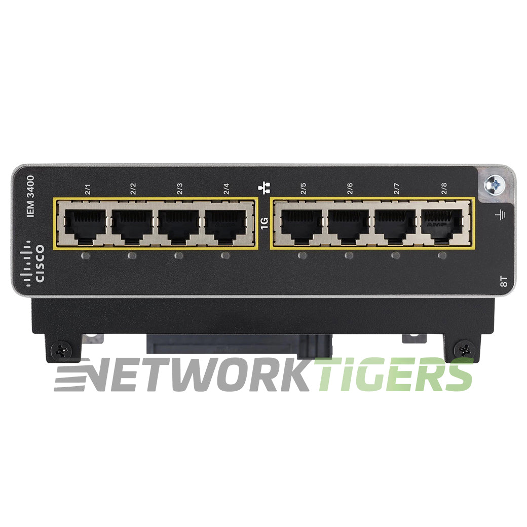 Cisco IEM-3400-8T Catalyst IE 3400 Series 8x 1GB RJ45 Switch Module