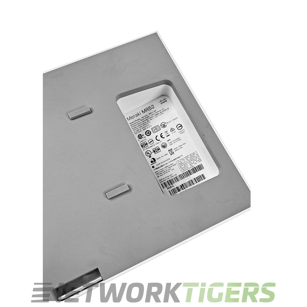 Cisco Meraki MR52-HW Wi-Fi 5 802.11ac Internal Antenna Unclaimed WAP w/ Mounts