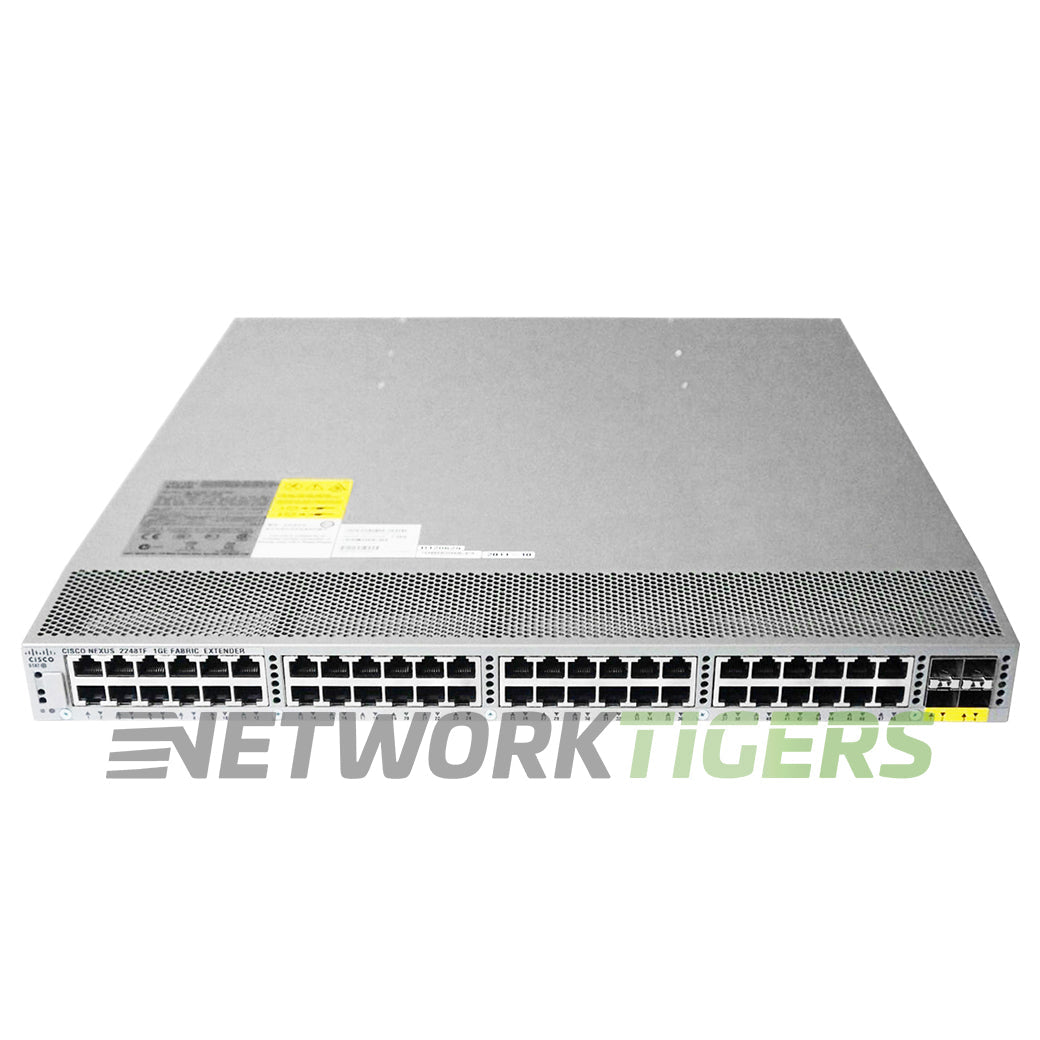 NEW Cisco N2K-C2248TF-E 48x 1GB RJ45 4x 10GB SFP+ B-F Air Fabric Extender