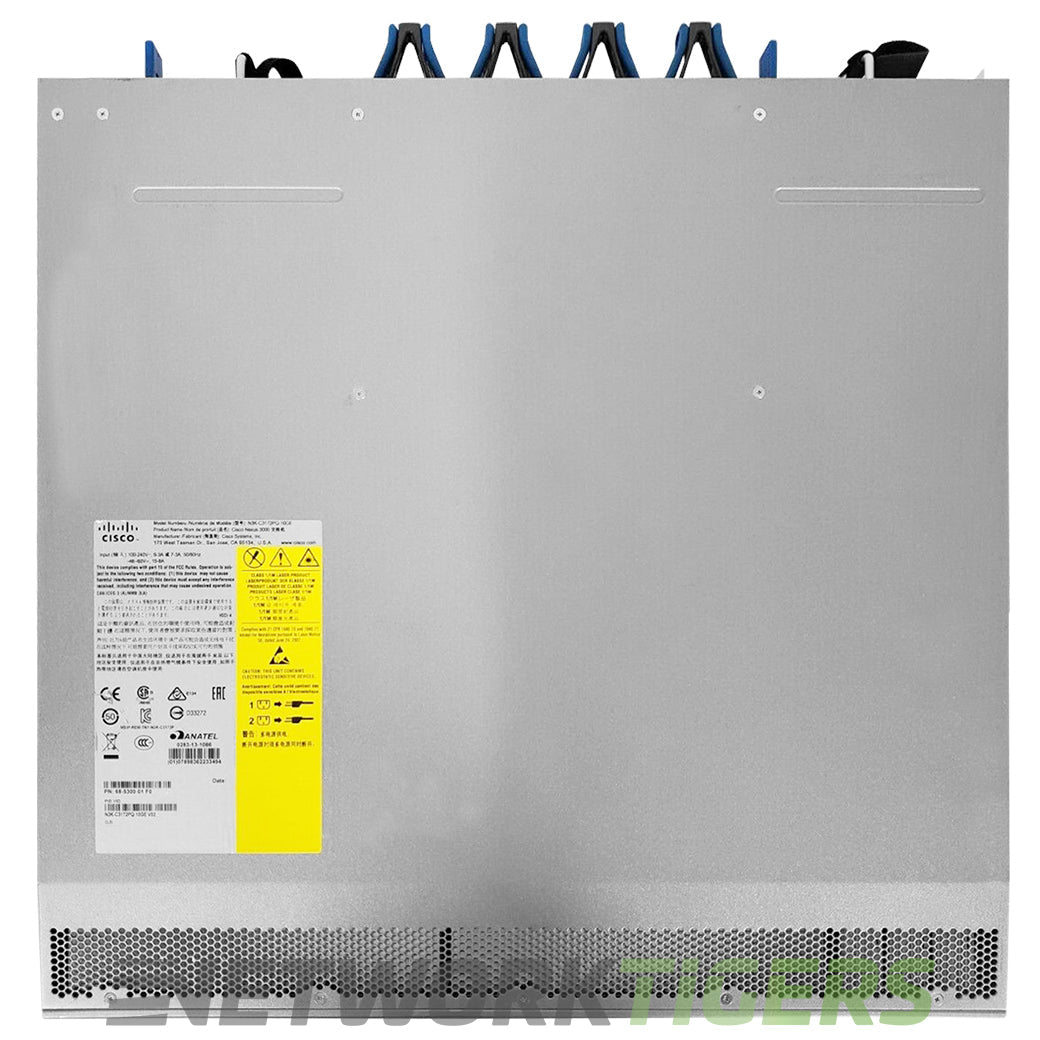 Cisco N3K-C3172PQ-10GE 48x 10GB SFP+ 6x 40GB QSFP+ Front-to-Back Airflow Switch