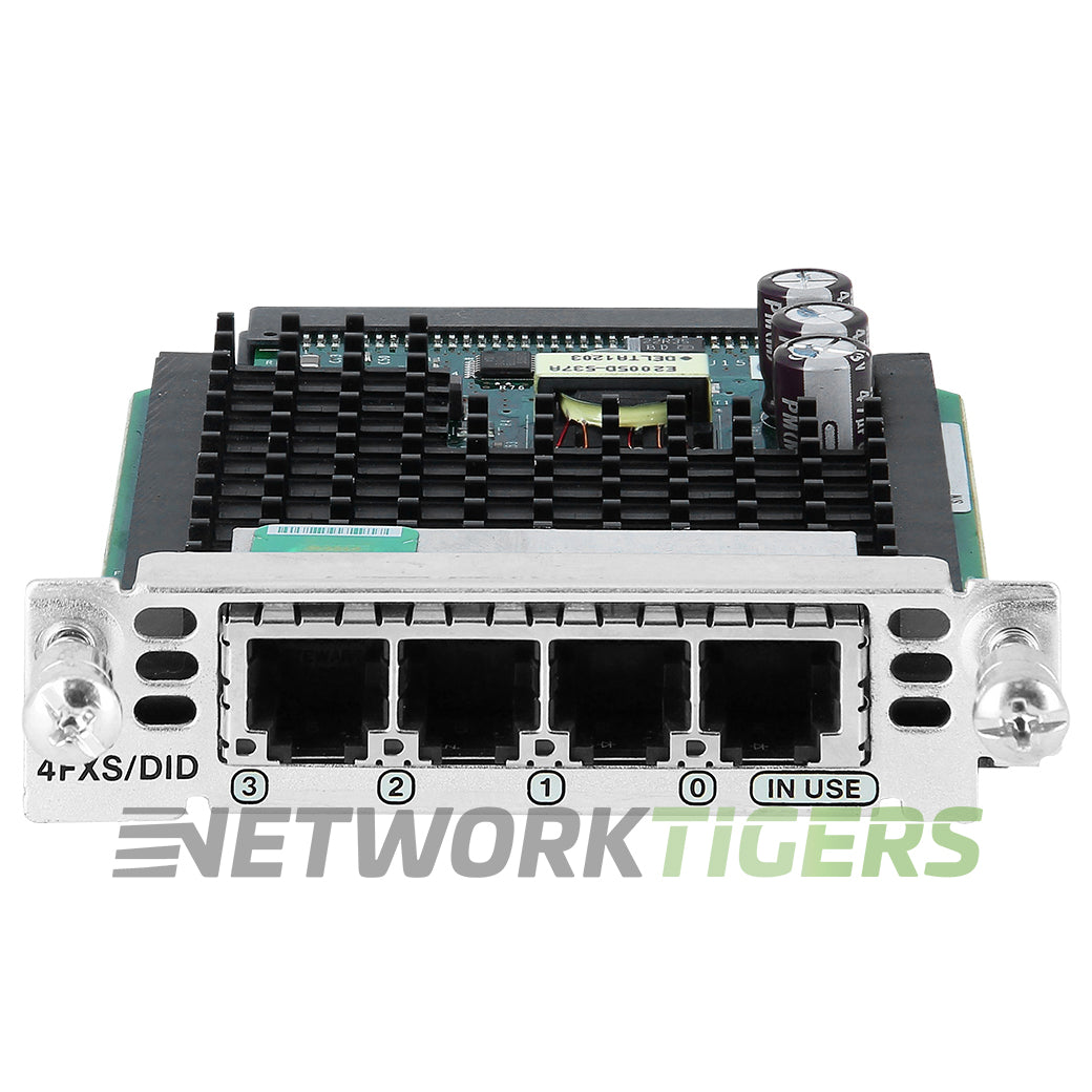 Cisco VIC3-4FXS/DID VIC Card 4x FXO Voice/Fax Interface Router Module