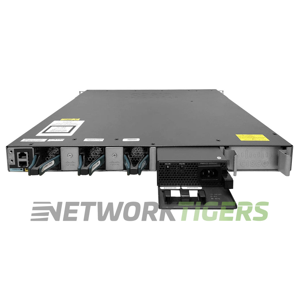 Cisco WS-C3650-48FQ-E Catalyst 3650 48x 1GB PoE+ RJ45 4x 10GB SFP+ Switch