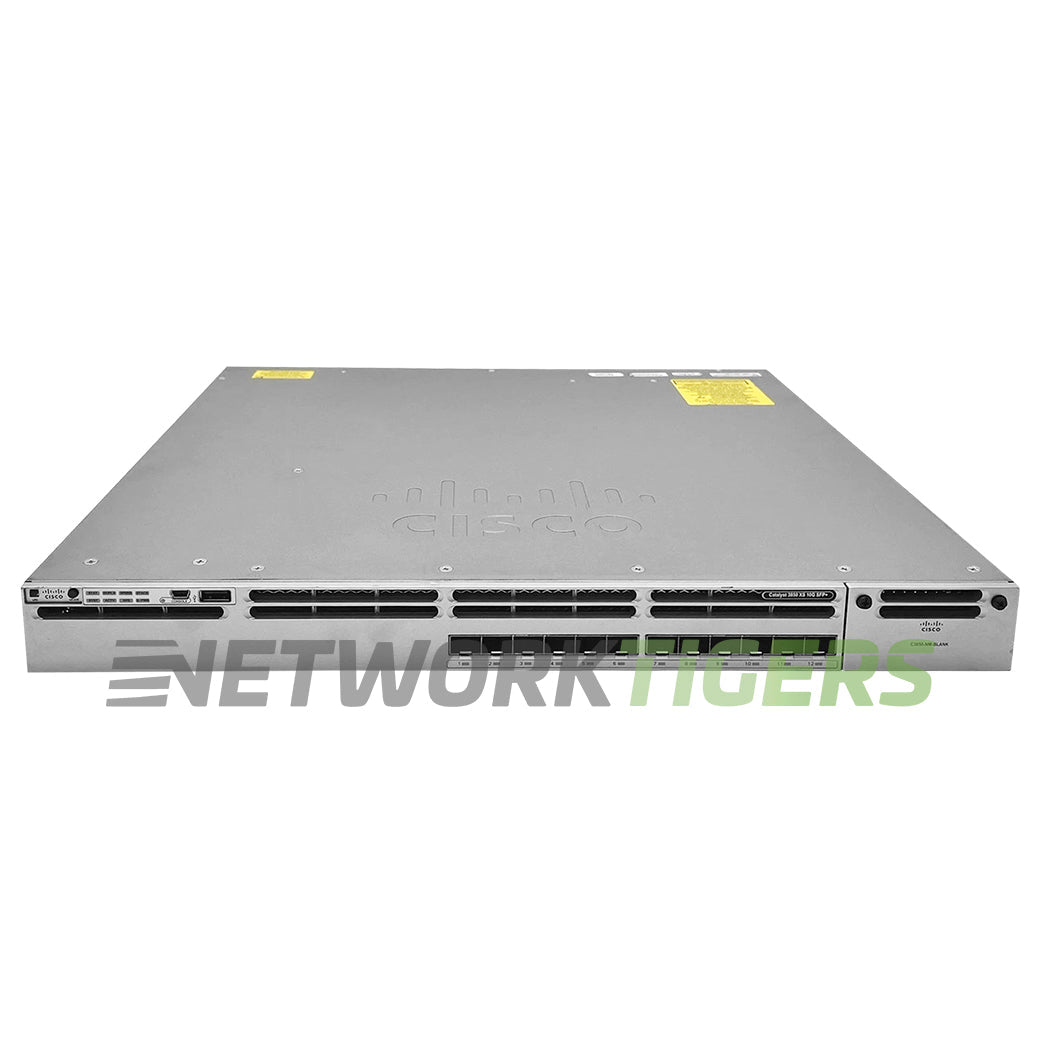 NEW Cisco WS-C3850-16XS-S 12x 10GB SFP+ Switch w/ 4x 10GB SFP+ Module