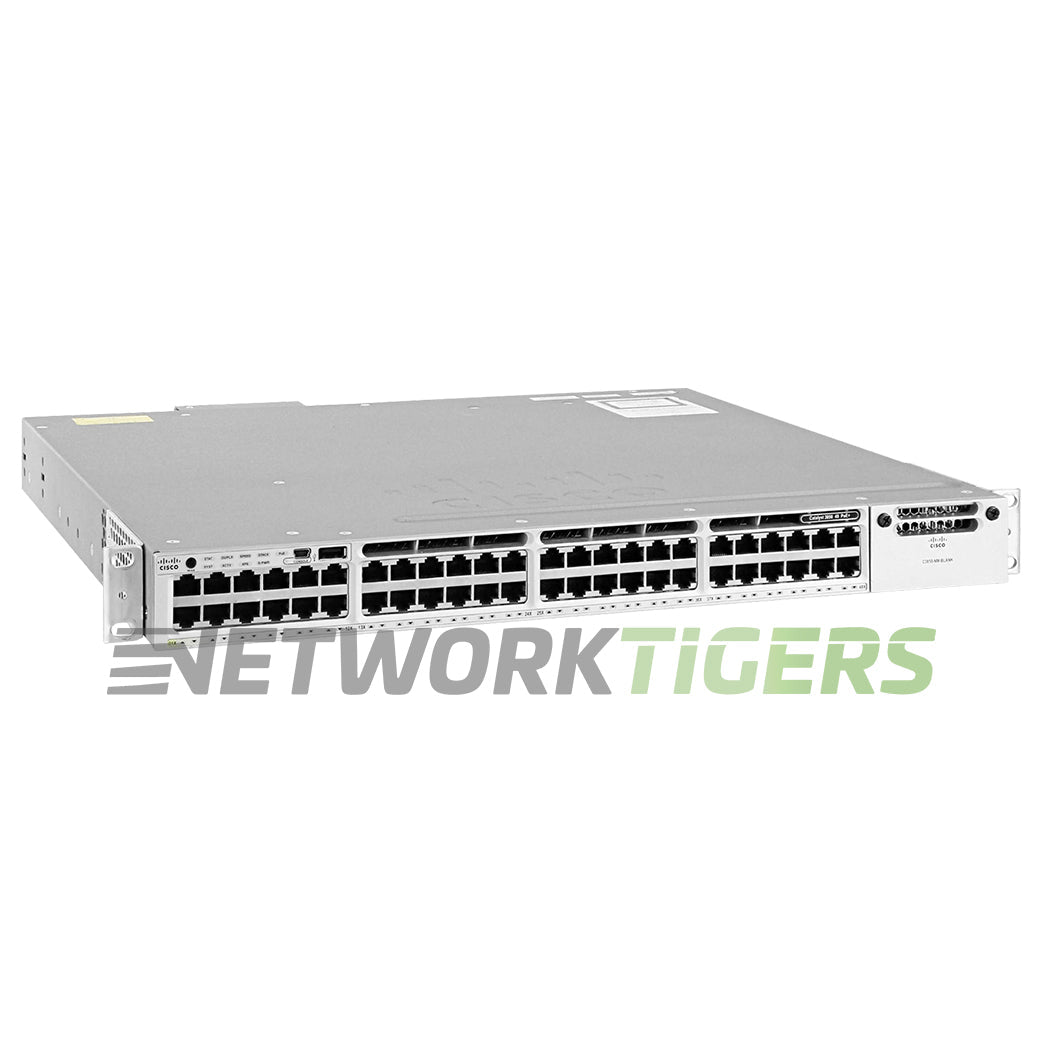 NEW Cisco WS-C3850-48F-S Catalyst 3850 48x 1GB PoE+ RJ45 1x Module Slot Switch