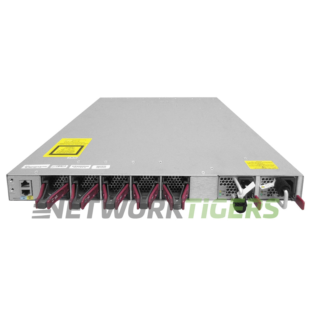 Cisco WS-C3850-48XS-E 48x 10GB SFP+ 4x 40GB QSFP+ F-B Airflow Switch