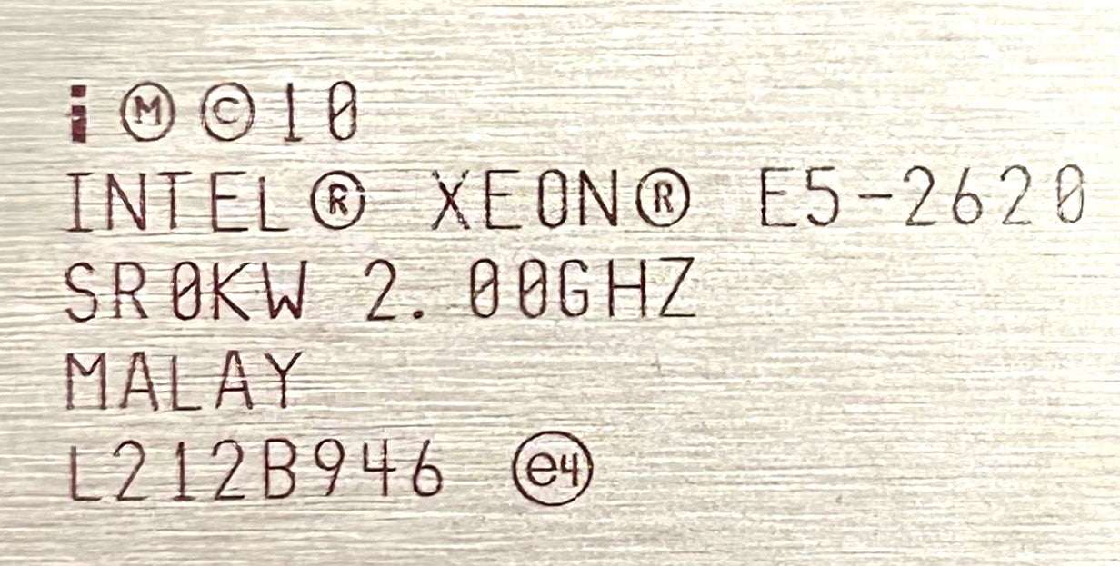 Cisco UCS-CPU-E5-2620 2.0HZ/15MB/95W/ 6C PRC, E5-2620