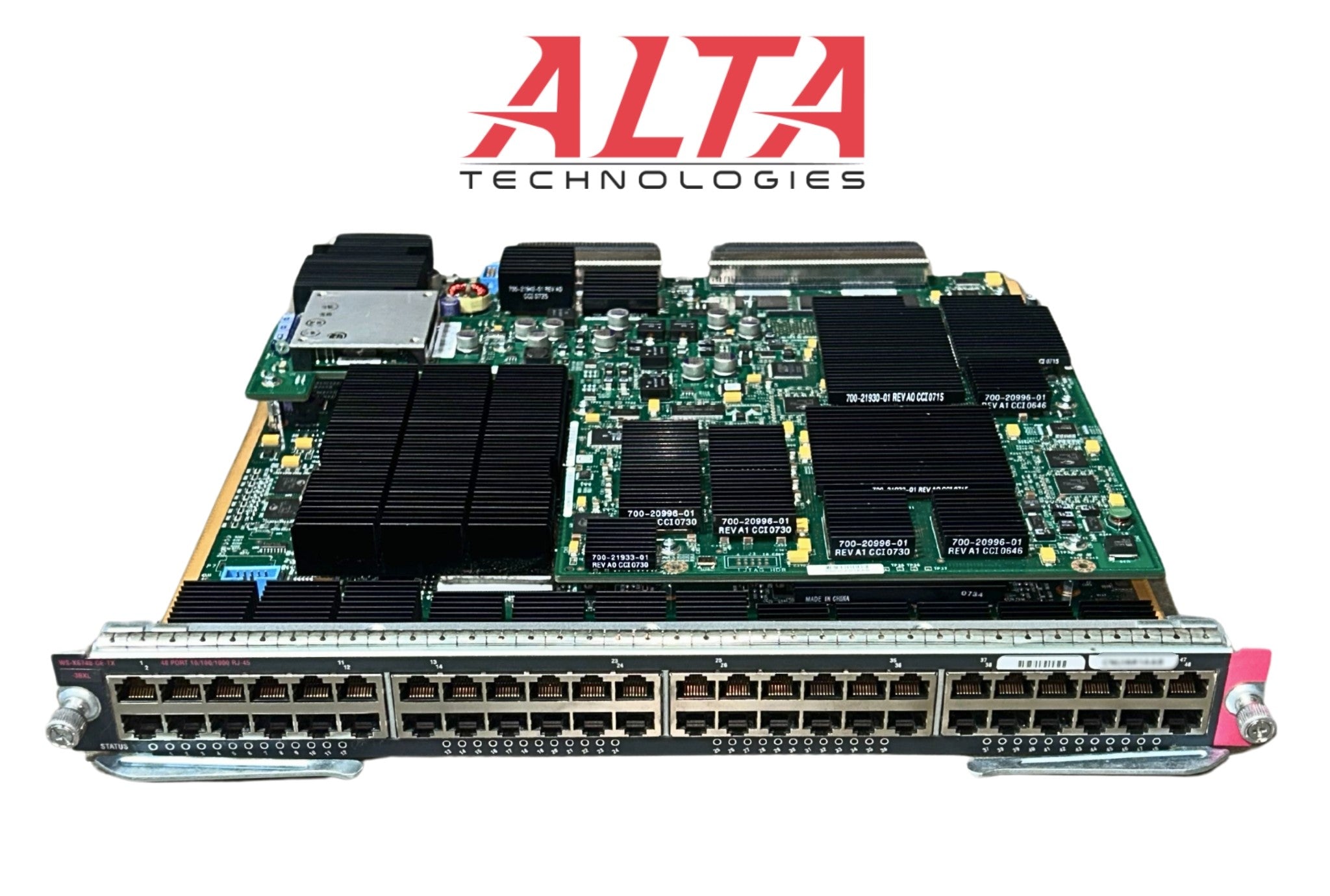 Cisco WS-X6748-GE-TX-3B Cat6500 48-port 10/100/1000 GE RJ-45 w/DFC3B