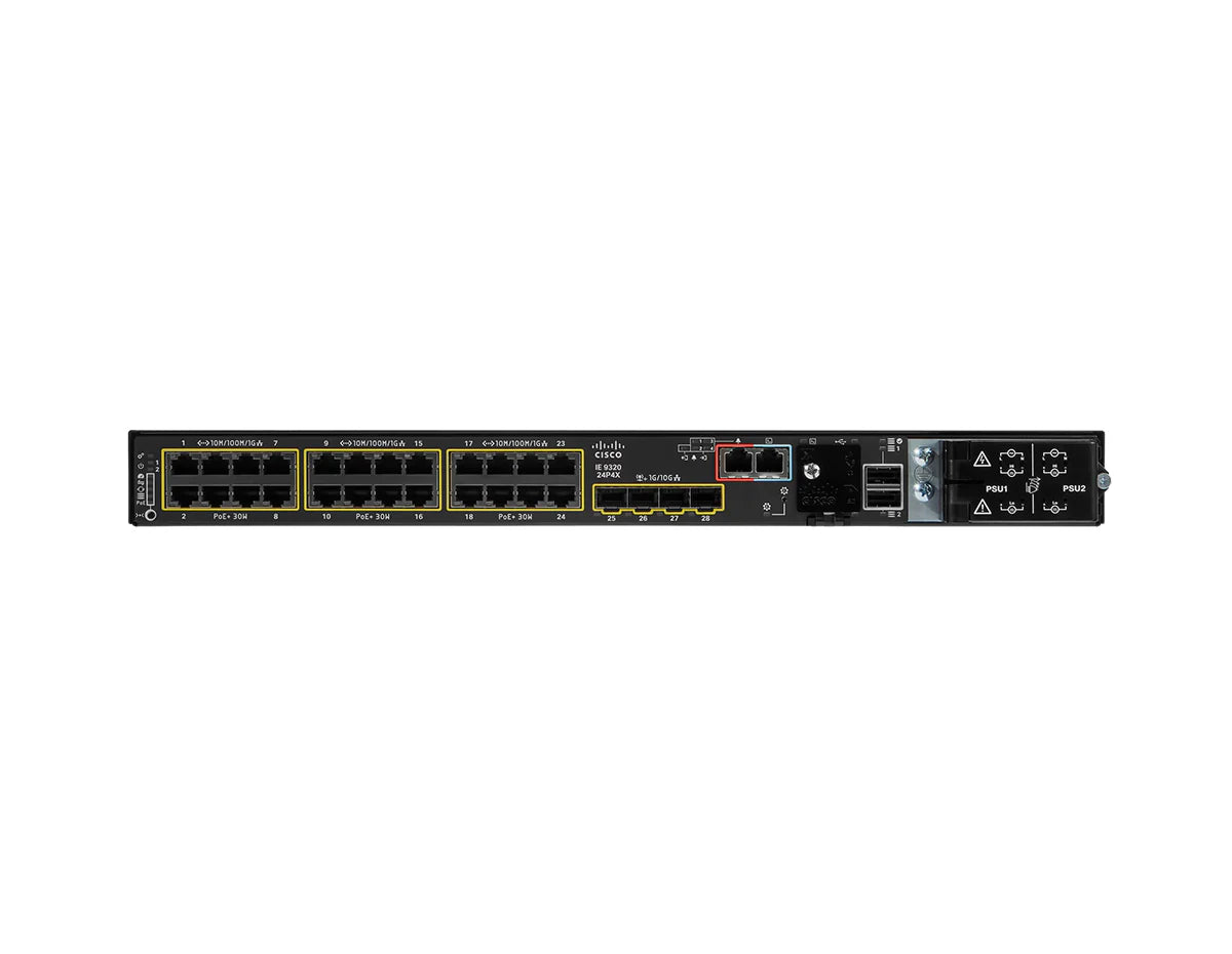 Cisco Catalyst IE-9320-24P4X-E Rugged Ethernet Switch 24-Port PoE+