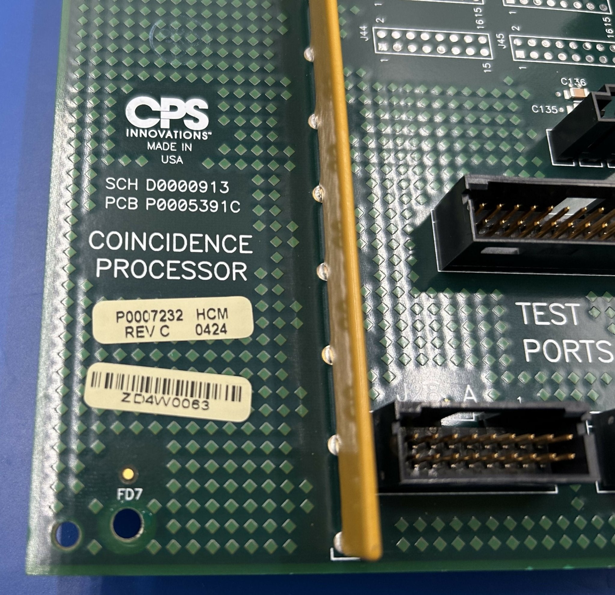 COINCIDENCE PROCESSOR BOARD (P0007232 SIEMENS
