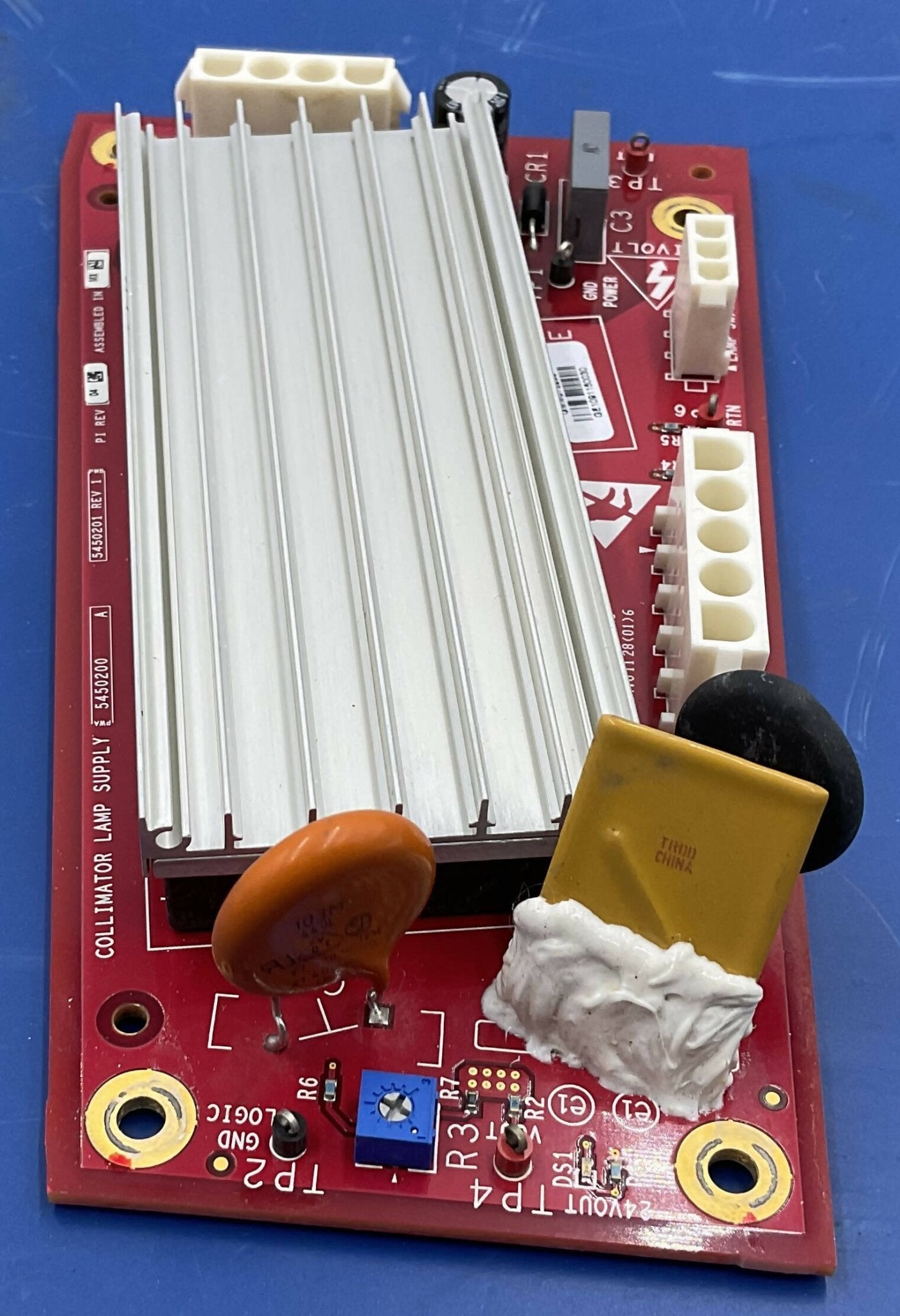 COLLIMATOR LAMP SUPPLY (5450200 A/5450201 REV 1 GE
