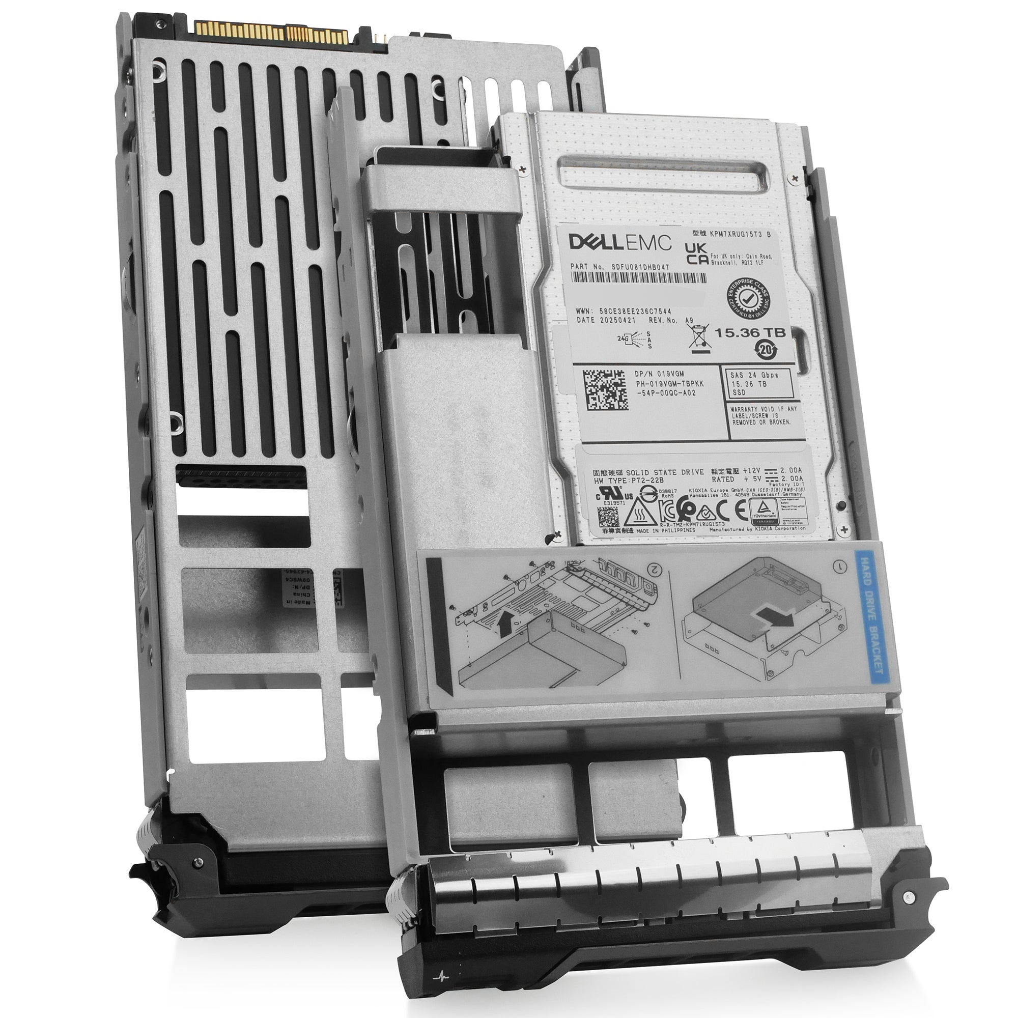 Dell G13 019VGM 15.36TB 1 DWPD SAS-4 24Gb/s 3D TLC 3.5 Refurbished SSD