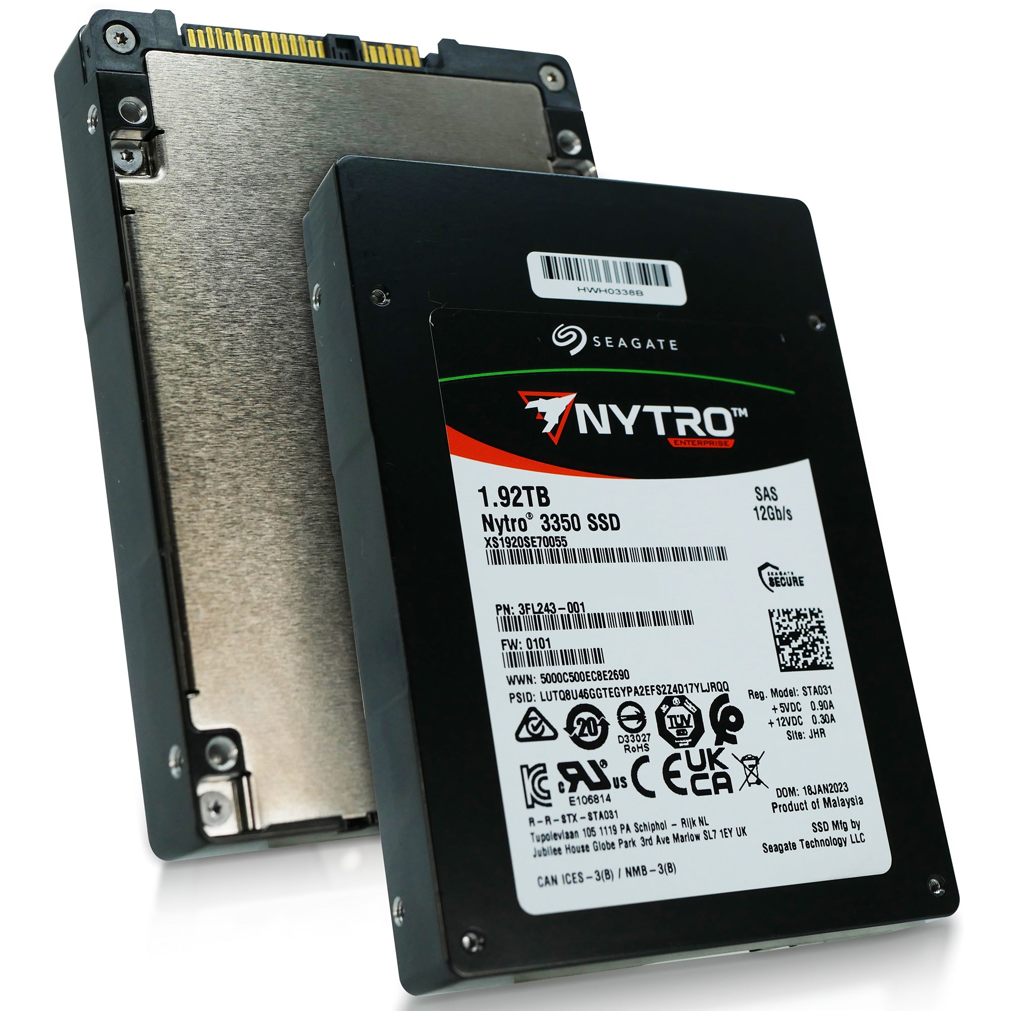 Seagate Nytro 3350 XS1920SE70055 1.92TB 1 DWPD SAS 12Gb/s 3D TLC 2.5in Solid State Drive
