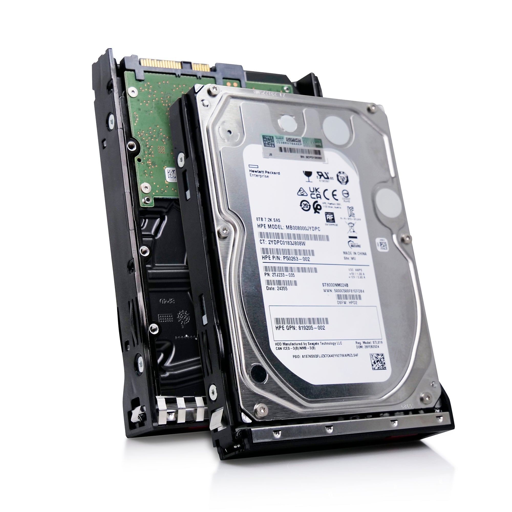 HP Generation 10 P50263-002 8TB 7.2K RPM SAS 12Gb/s 512e 3.5in Refurbished HDD