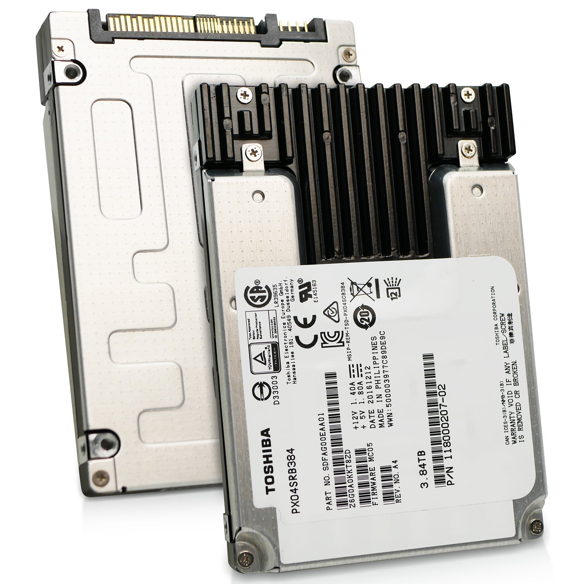 Toshiba Enterprise PX04SRB384 3.84TB 1 DWPD SAS 12Gb/s MLC 2.5in Refurbished SSD