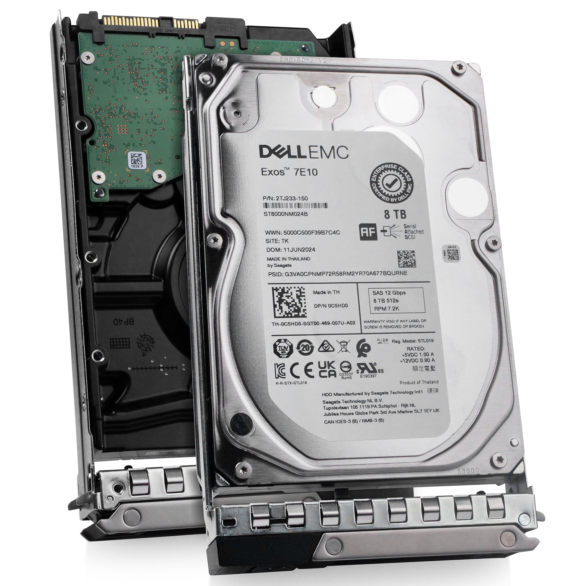 Dell G14 161-BBRX 8TB 7.2K RPM SAS 12Gb/s 512e 3.5in Hard Drive