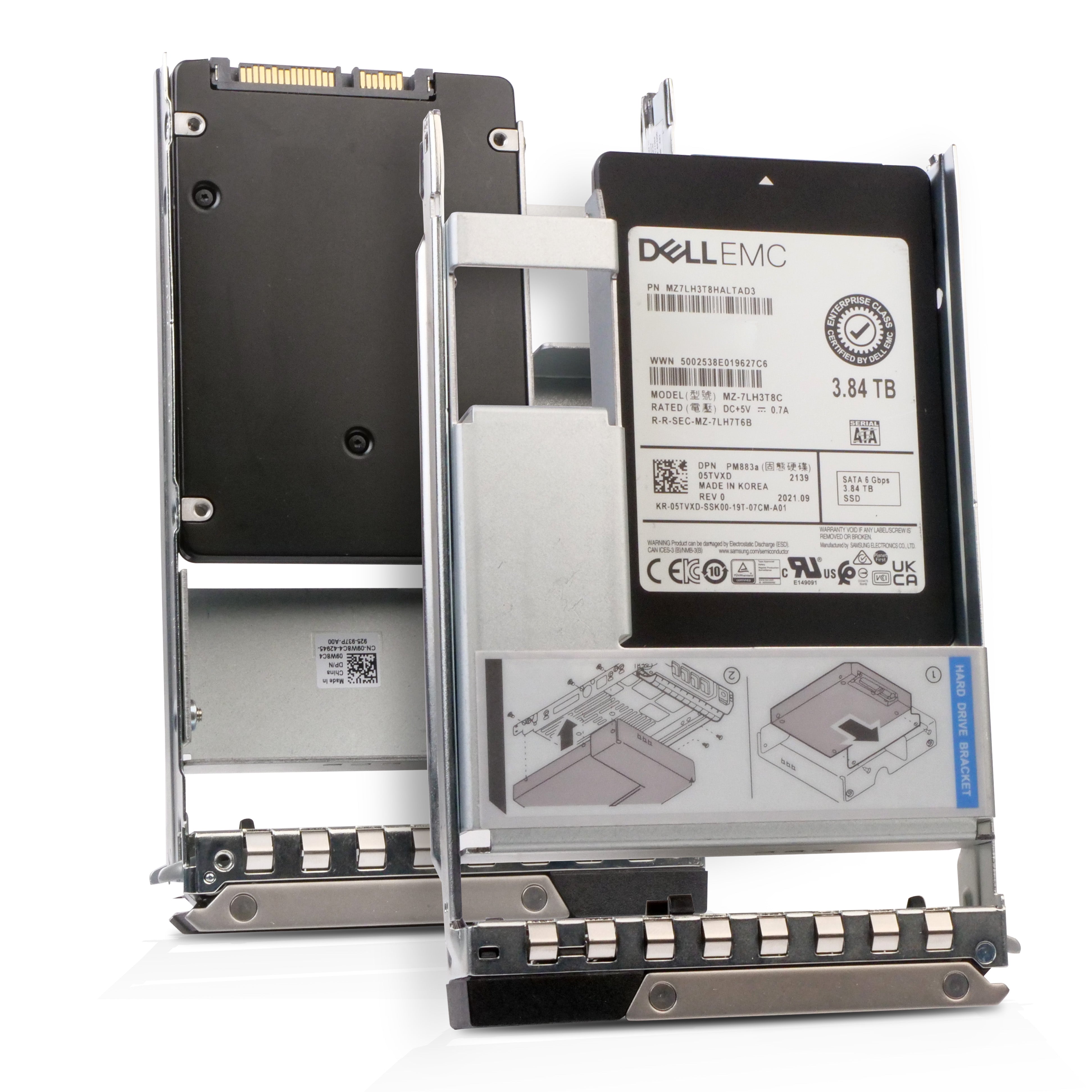 Dell G14 05TVXD 3.84TB 1 DWPD SATA 6Gb/s 3D TLC Hybrid 3.5in Refurbished SSD