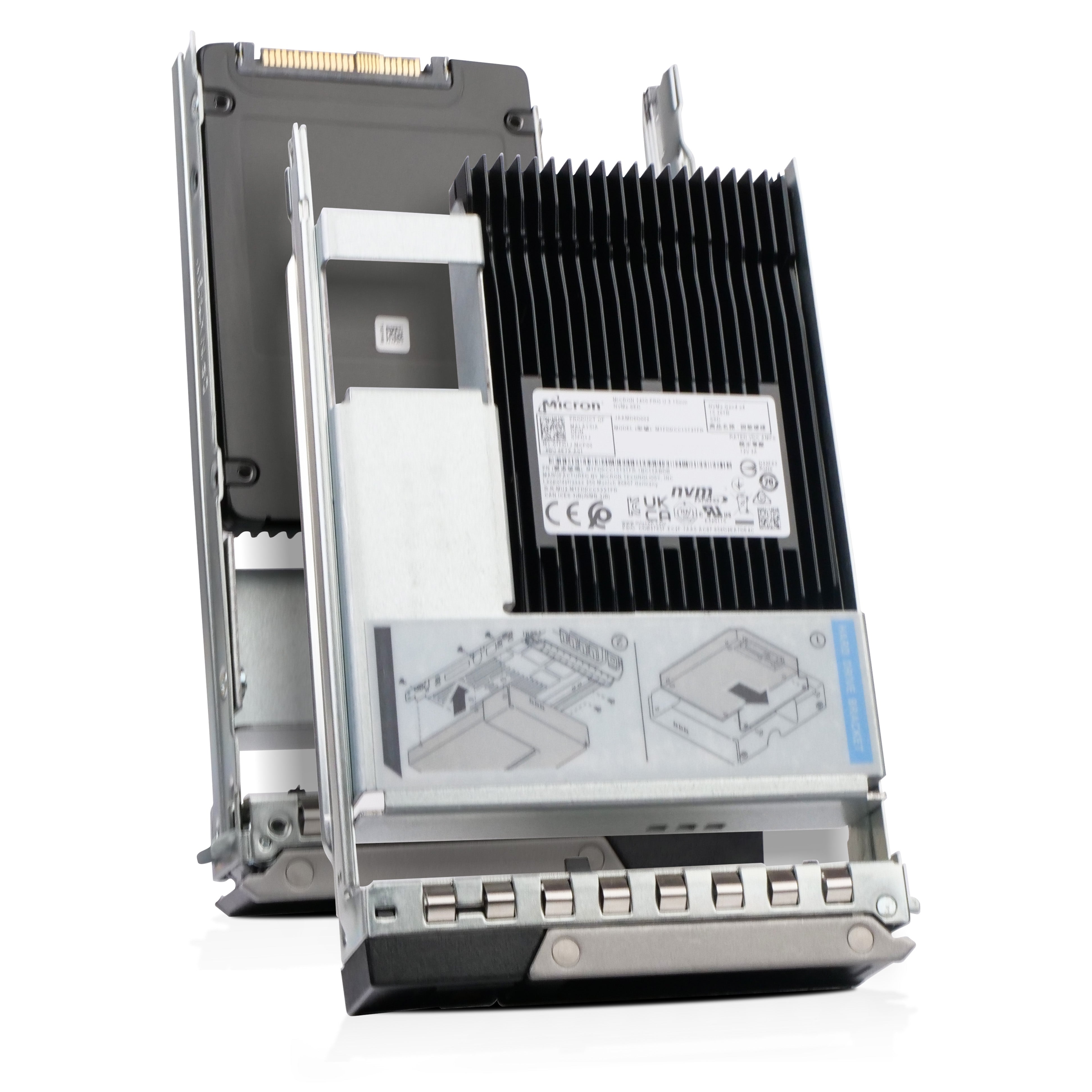 Dell G14 07FD1J 15.36TB 1 DWPD PCIe Gen 4.0 x4 8GB/s Read-Intensive 3D TLC U.3 NVMe Hybrid 3.5in Solid State Drive