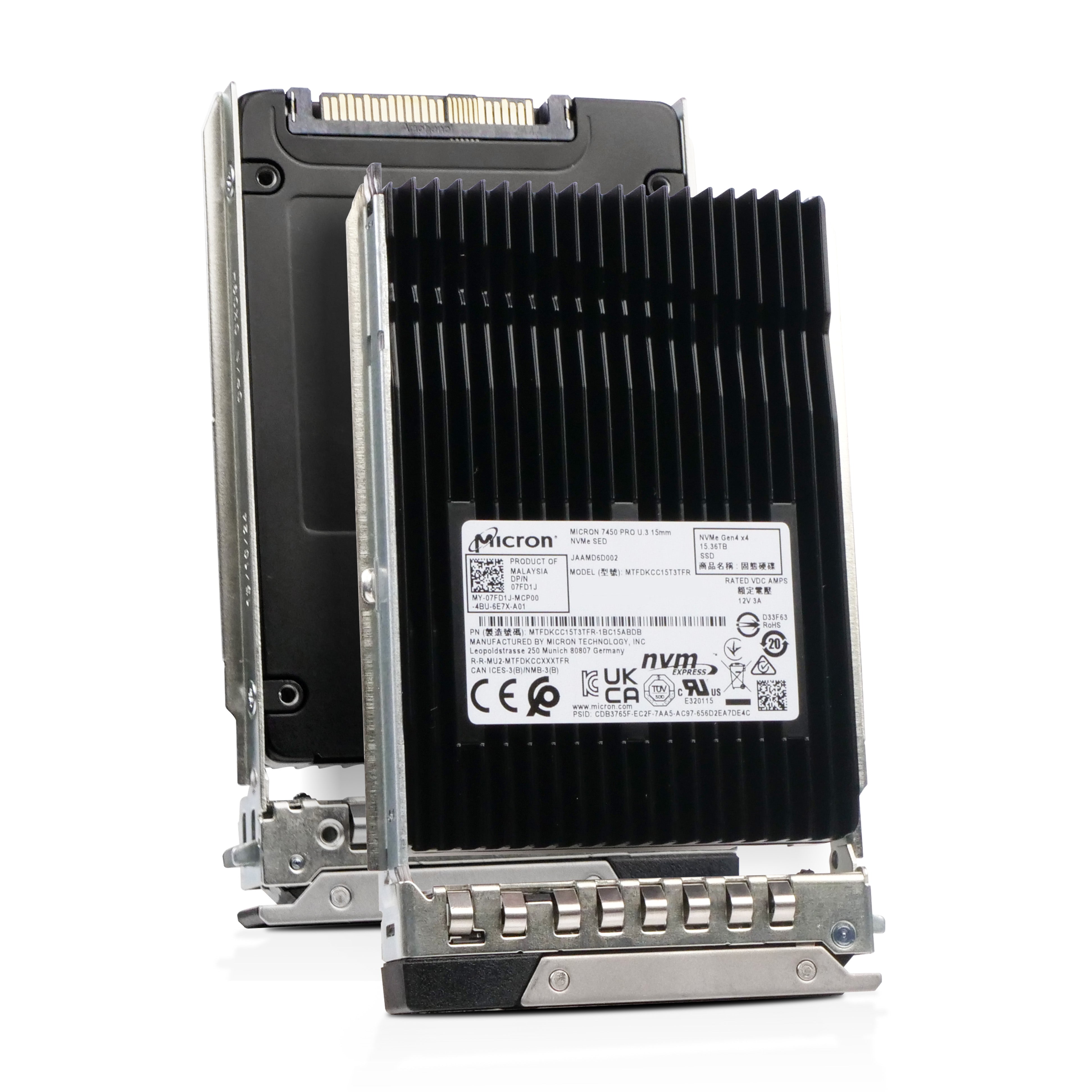 Dell G14 0T36Y2 15.36TB 1 DWPD PCIe Gen 4.0 x4 8GB/s Read-Intensive 3D TLC U.3 NVMe 2.5in Solid State Drive