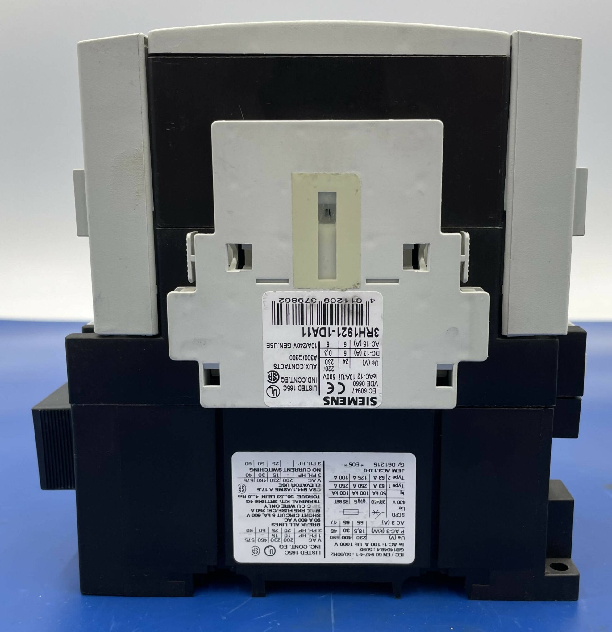 Siemens 3RT1044-1FB46 - Industrial Contactor 65A 3-Pole Side View | Alo Tech Solutions