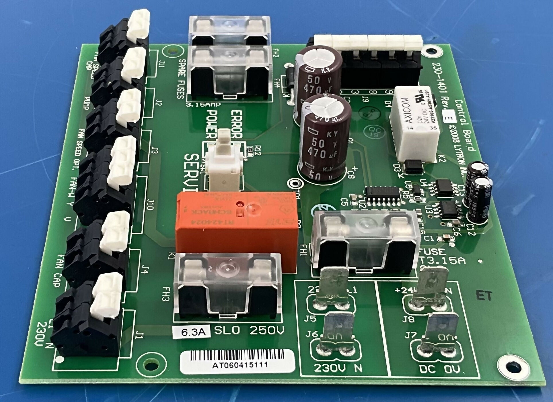 CONTROL BOARD (230-1401 REV E PHILIPS
