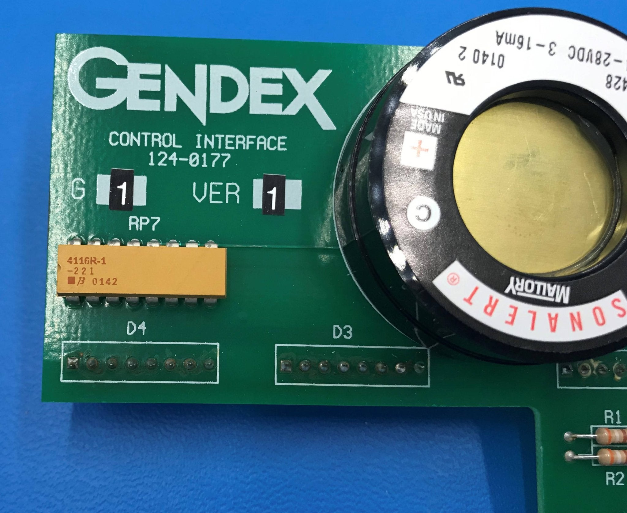 Control Interface (124-0177 G1 Ver 1 Gendex