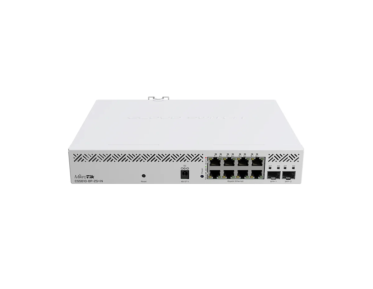 MikroTik CSS610-8P-2S+IN 8 Port Gigabit PoE Switch