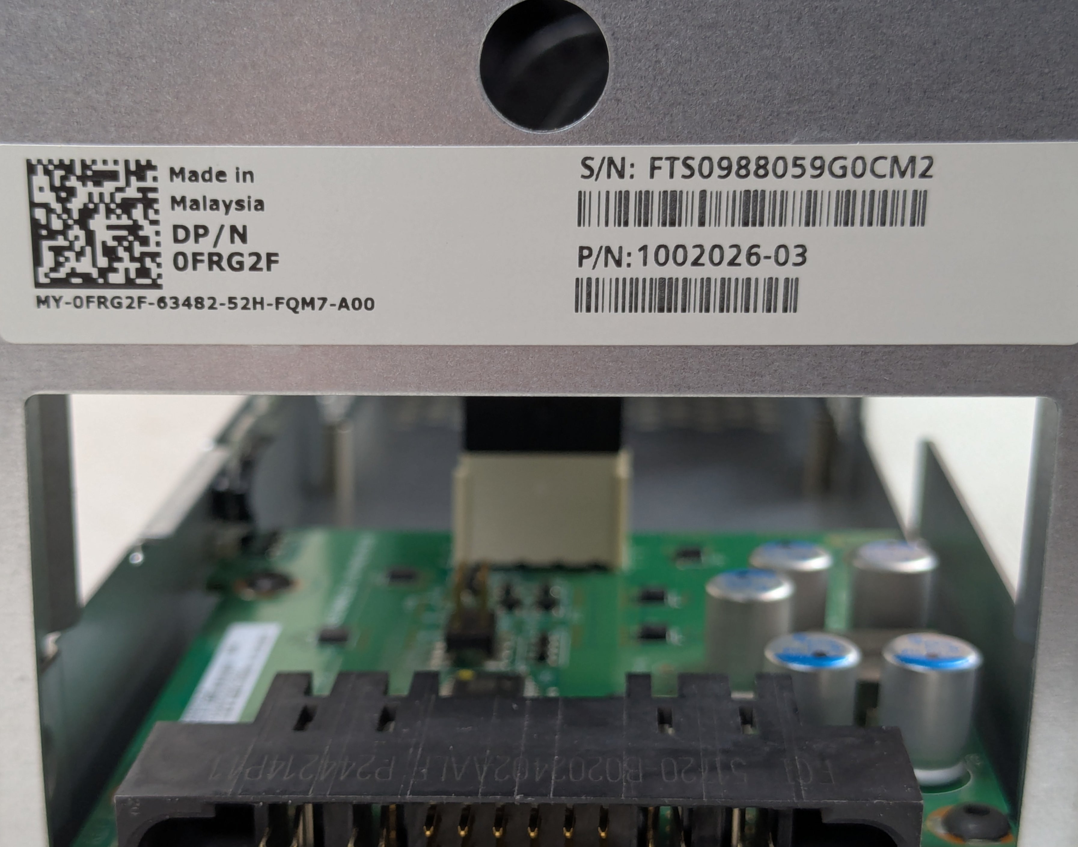 Dell FRG2F Fan Module for MD1280 EqualLogic PS6610 Compellent SCv2080