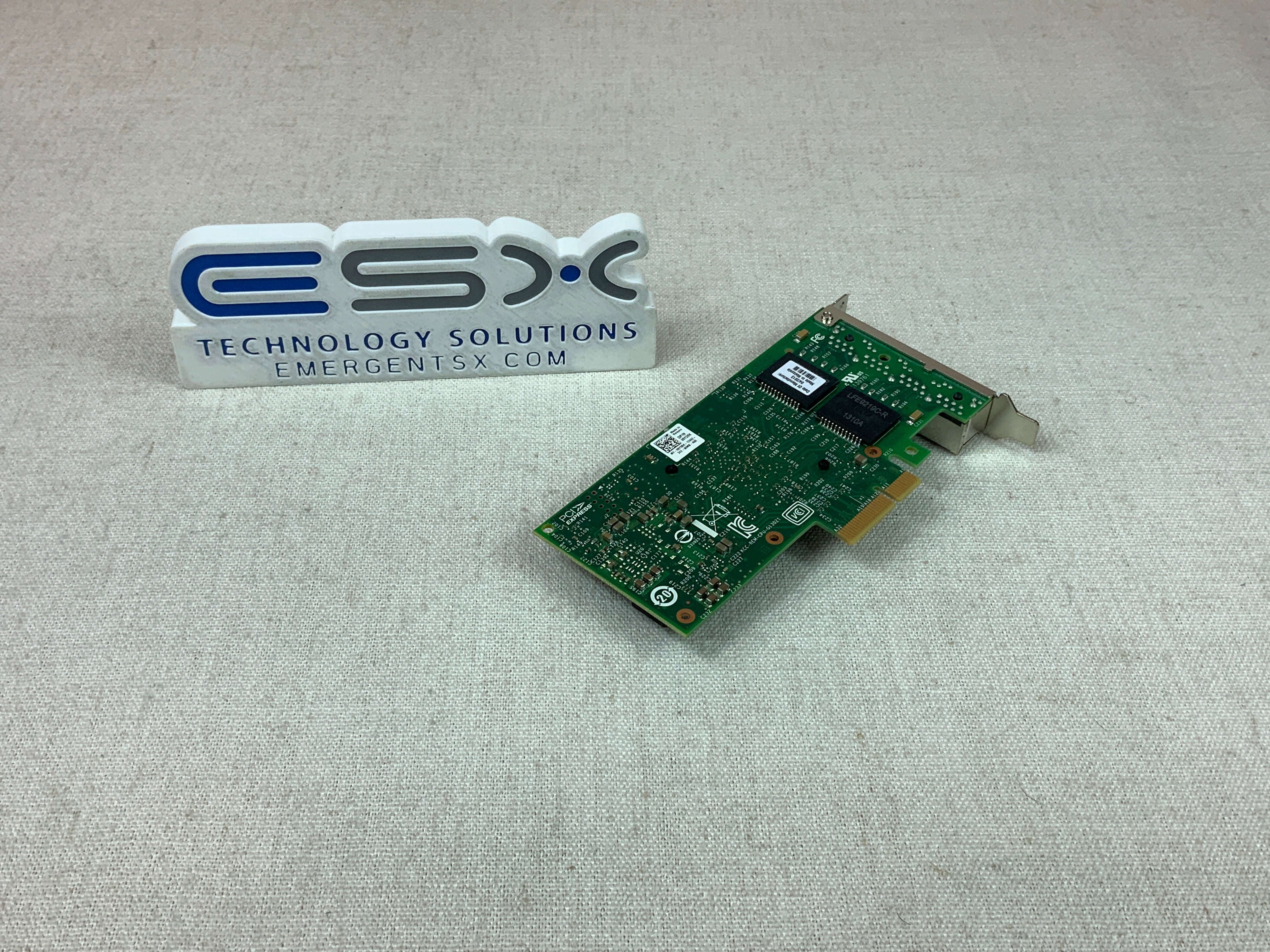 Dell 9YD6K Intel i350-T4 Quad-Port GbE Network Adapter w/ Both Brackets