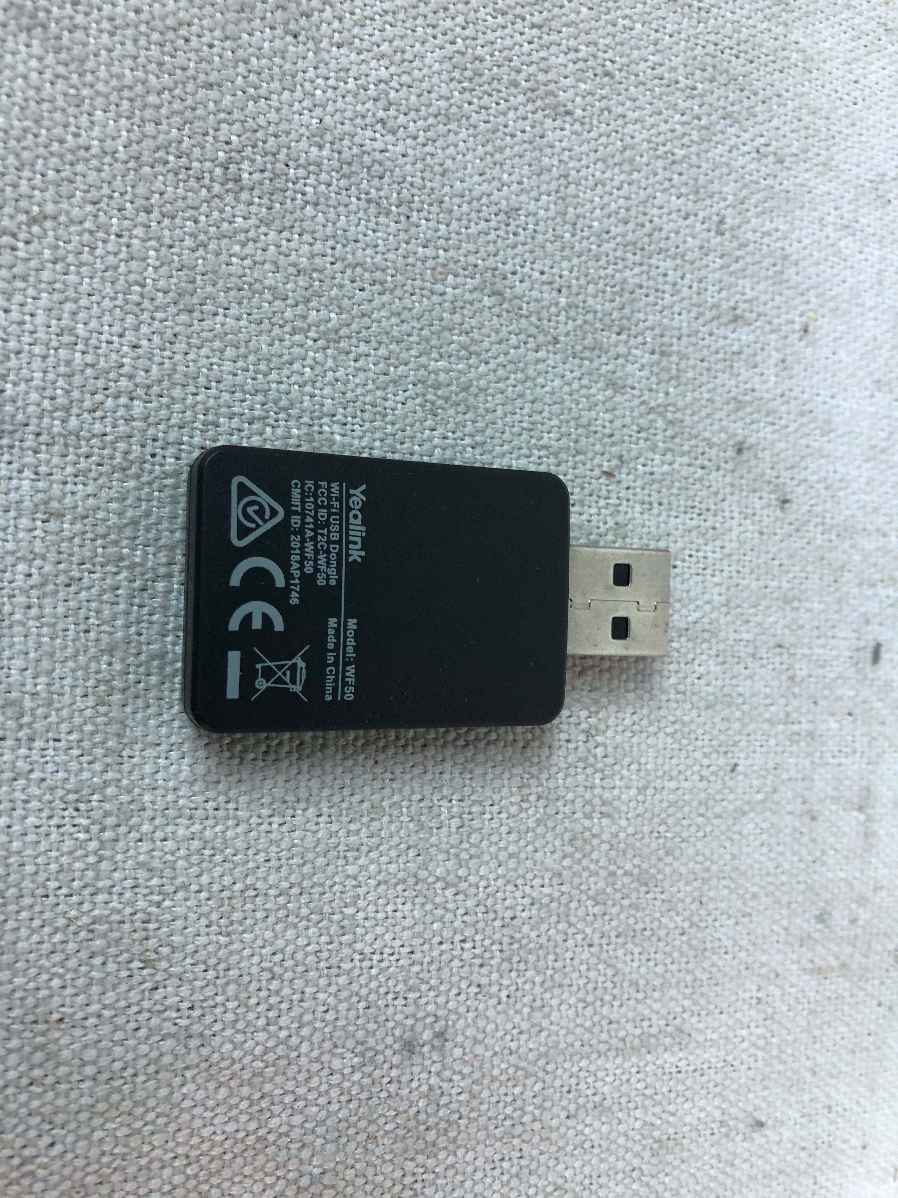 Yealink Wireless USB Wi-Fi Adapter, Dual band 802.11ac WF50