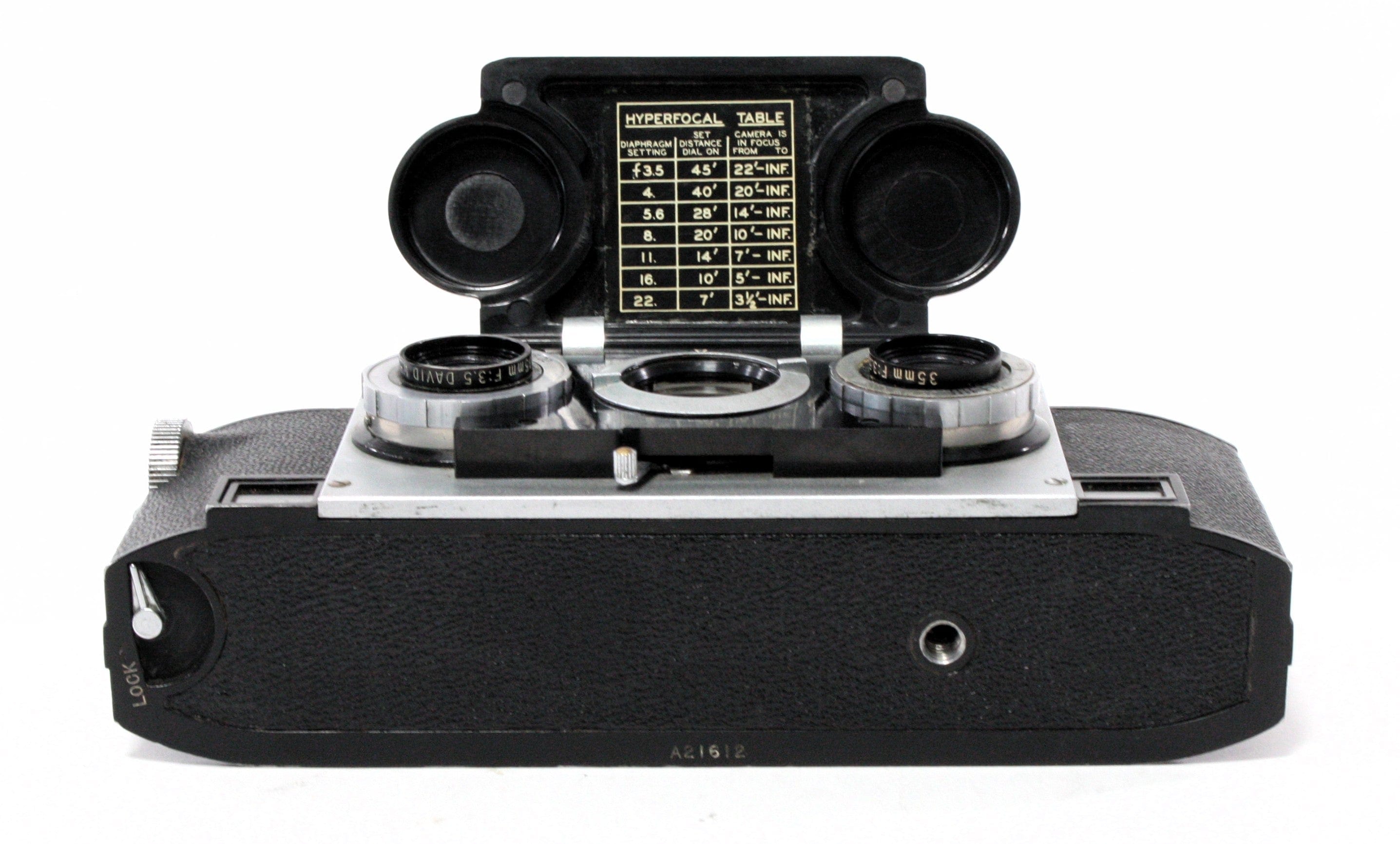 David White Stereo Realist Camera