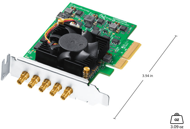 DeckLink Duo 2 Mini Physical Specifications