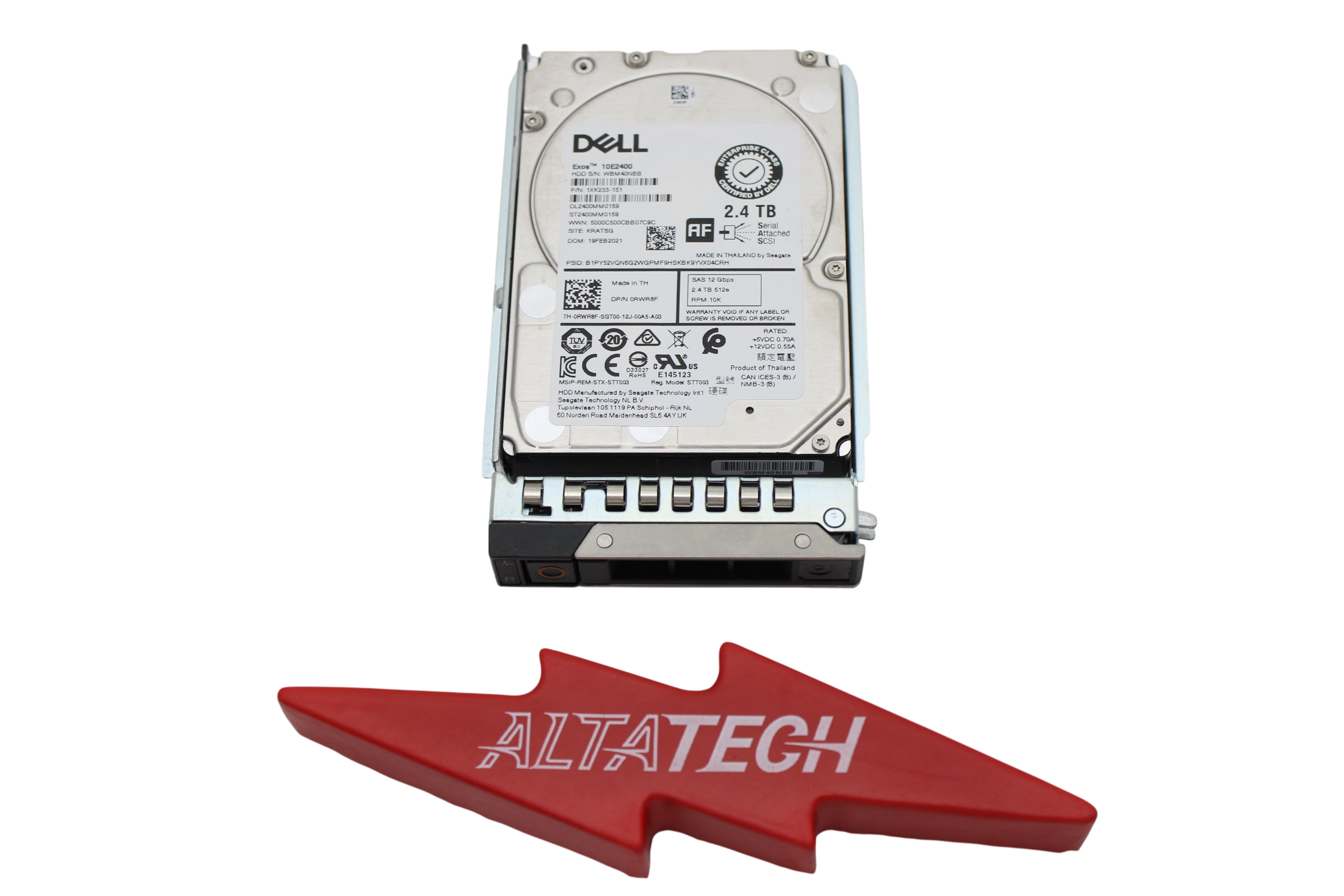 Dell 0RWR8F 2.4TB 10K SAS 2.5 12G ST2400MM0159