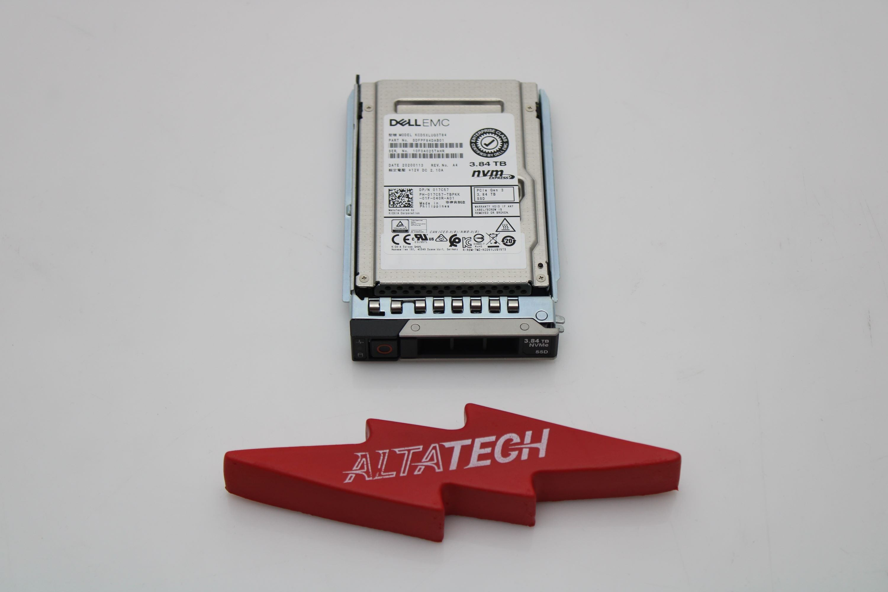Dell 17C57 3.84TB SSD NVME 2.5 RI U.2