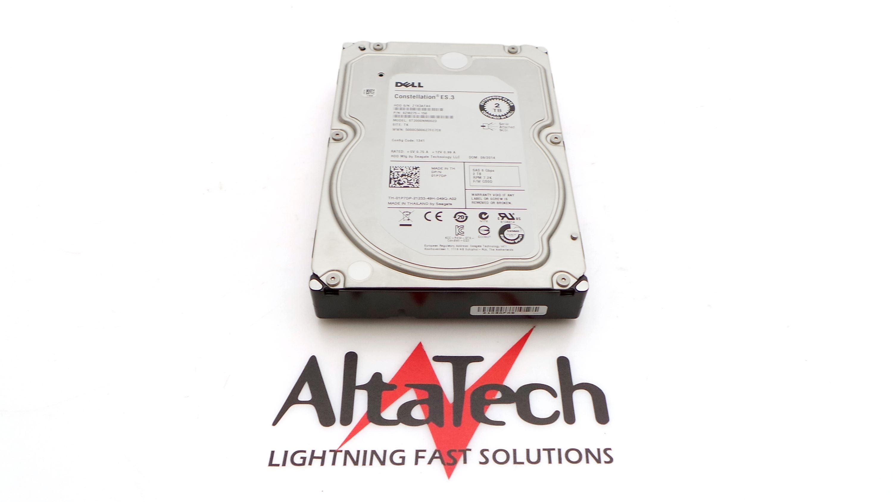 Dell 400-20100 2TB 7.2K SAS 3.5" 6G