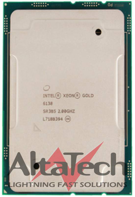 Dell 05R52V Dell 5R52V   Xeon Gold 6138 20-Core 2.0GHz Processor w/ Th