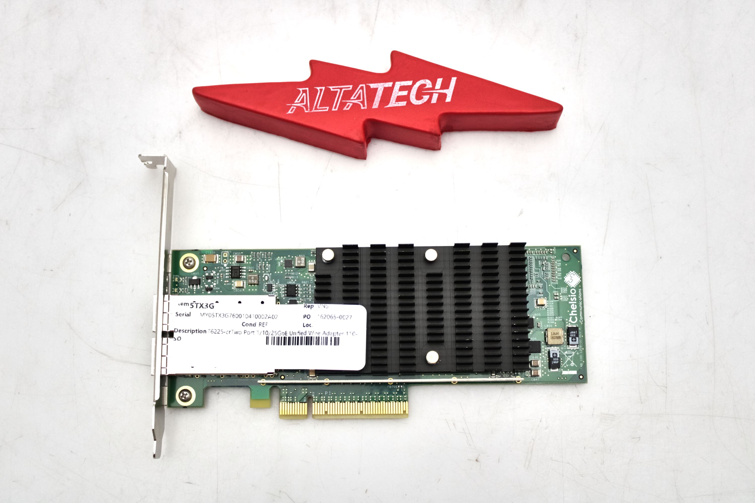 Dell 5TX3G T6225-cr Two Port 1/10/25GbE Unified Wire Adapter 110-1209-