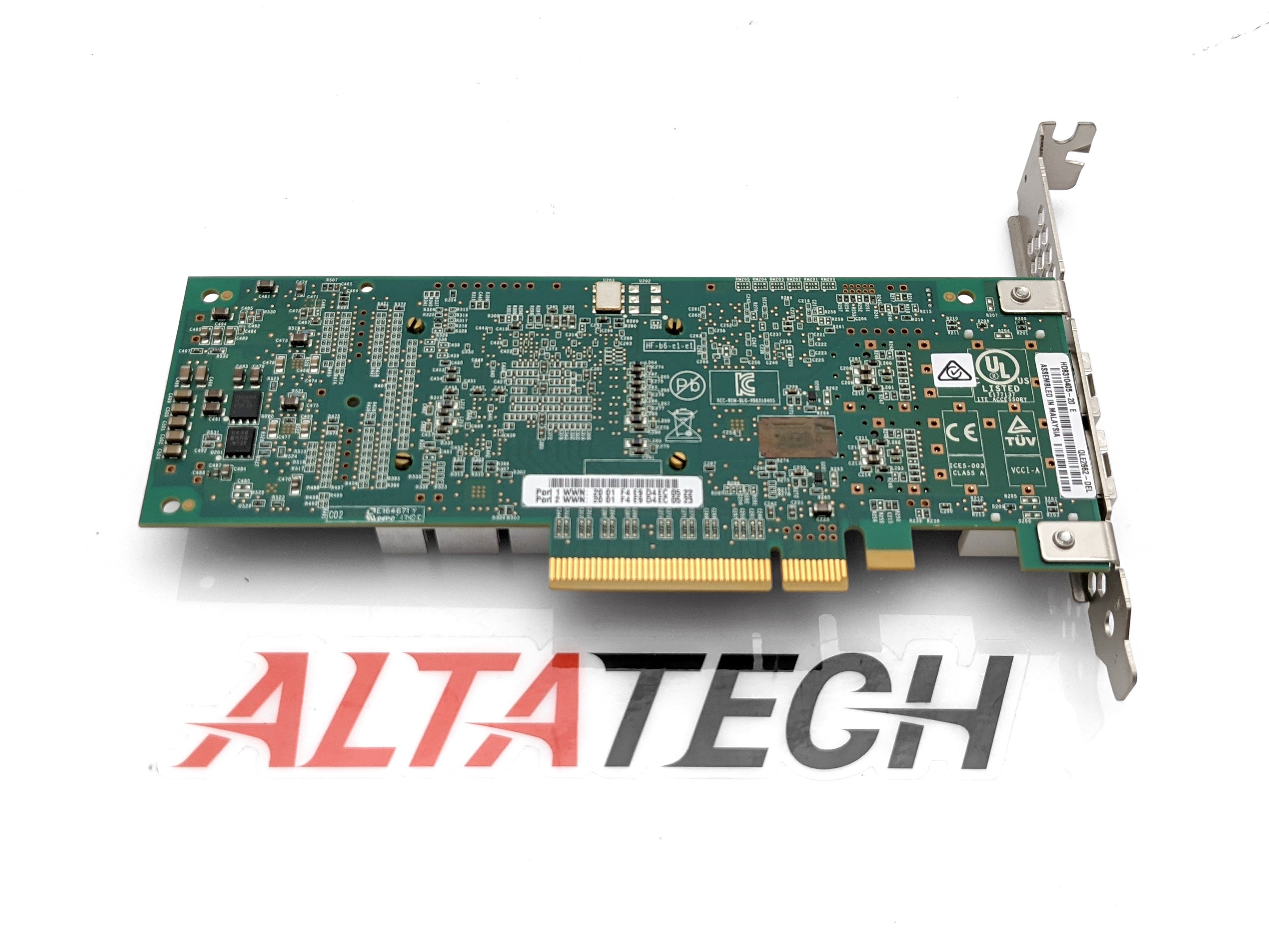 Dell 7FT0G 2-Port 16Gbps SFP+ FC HBA QLE2662