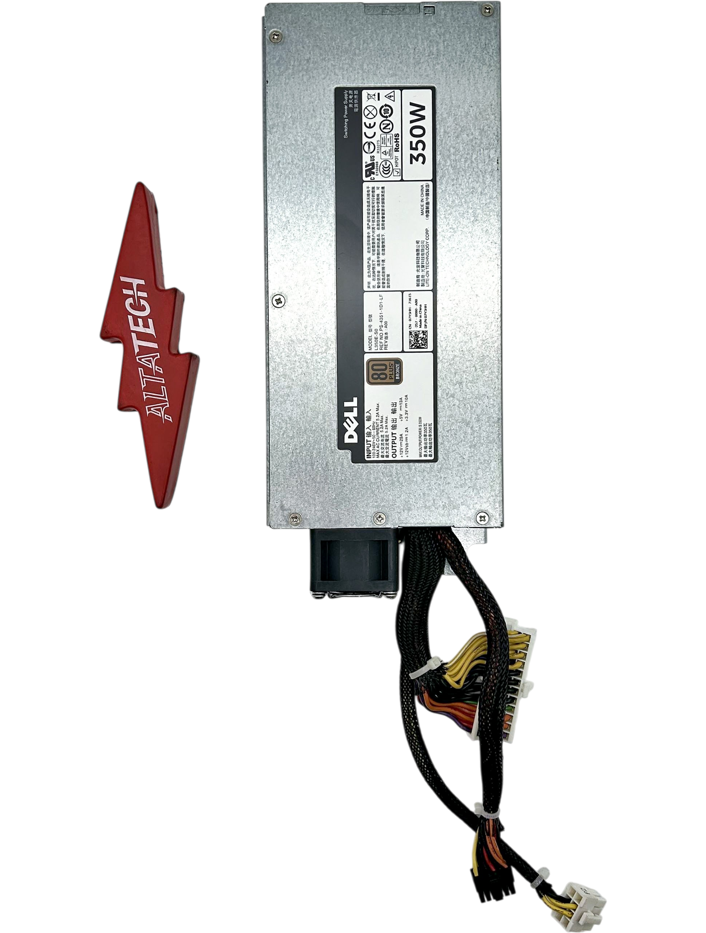Dell 7Y5HH 350W POWER SUPPLY N-RNDT LITEN R320