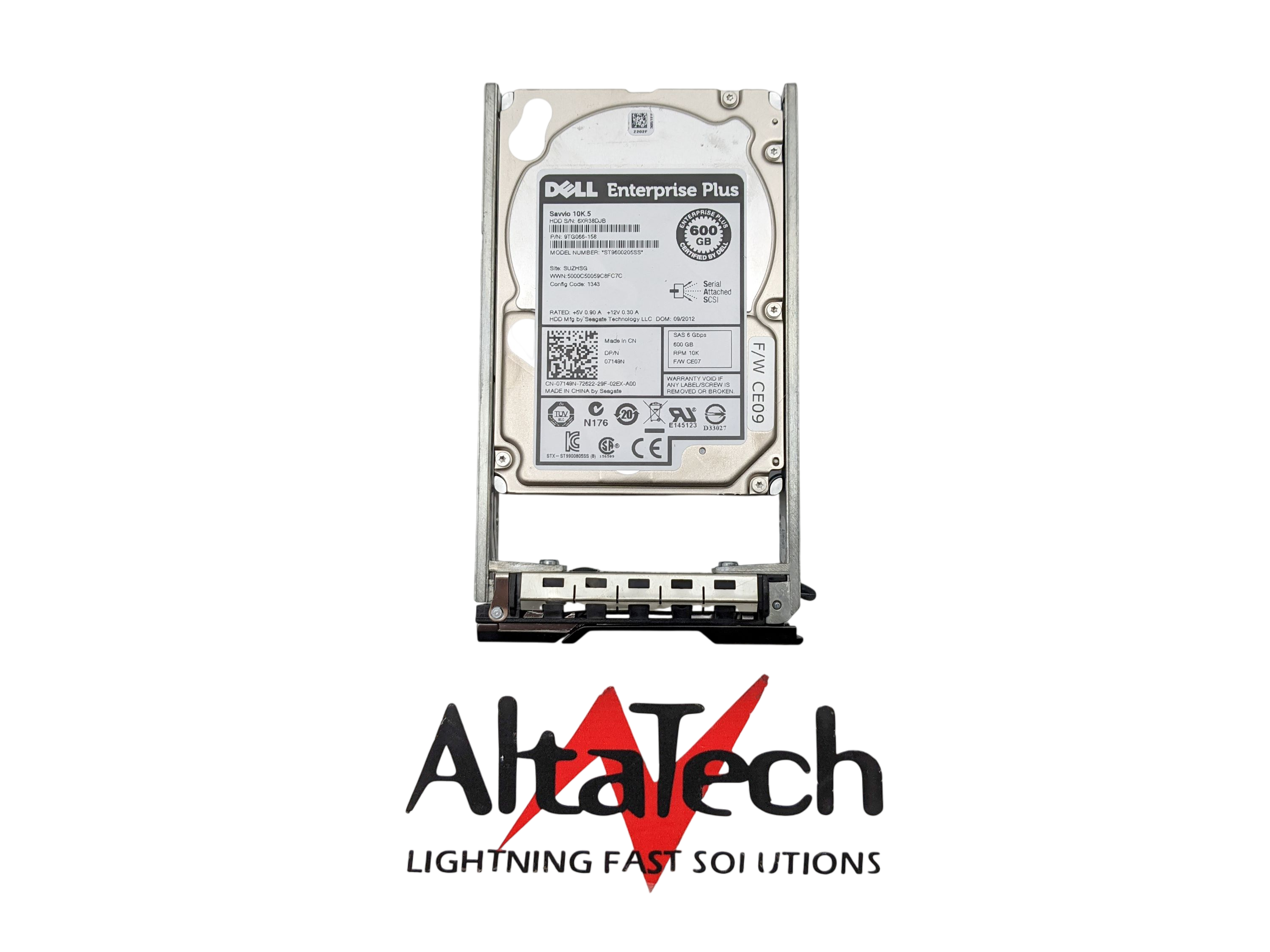 Dell 9TG066-881-CML 600GB 10K SAS 2.5 6G 9TG066-881 CML