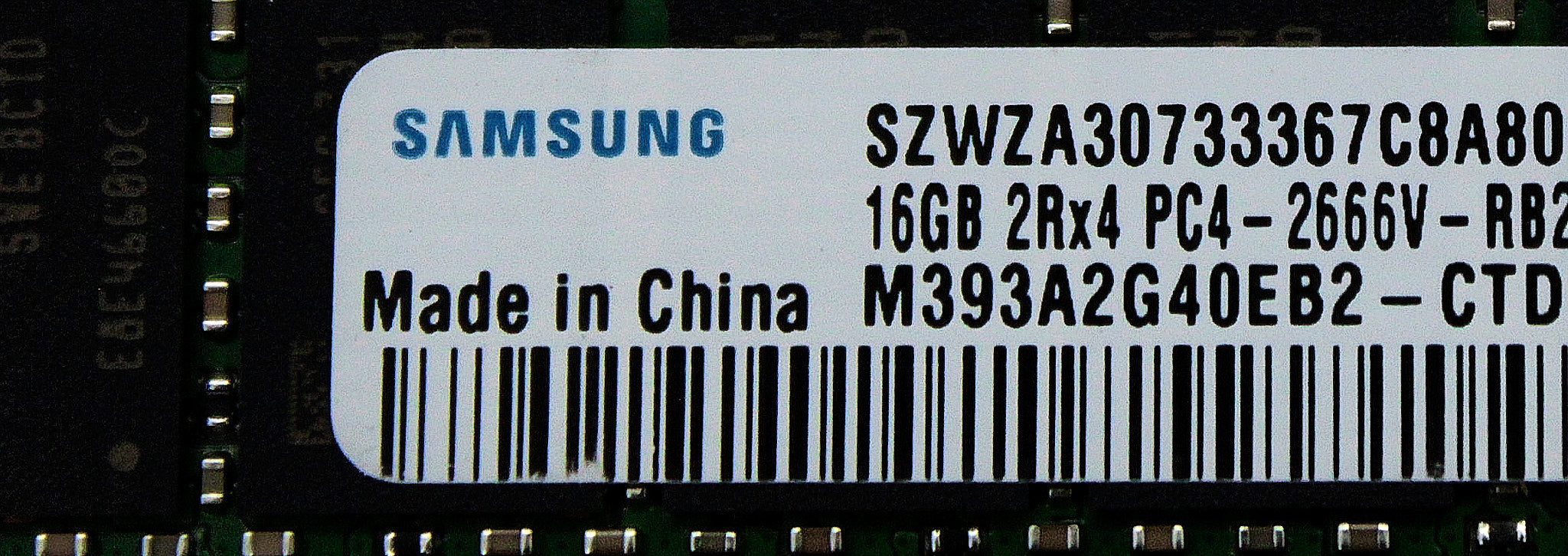 Dell M393A2G40EB2-CTD 16GB PC4-21300V DDR4-2666 2RX4 ECC