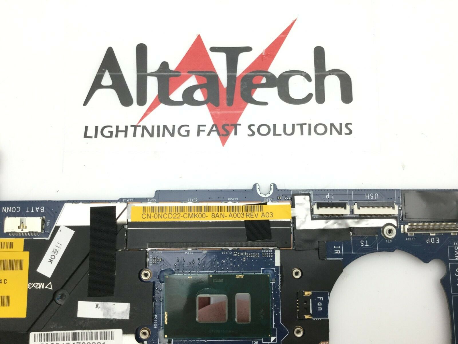 Dell 0NCD22 Laptop System Board with i5-7200U CPU