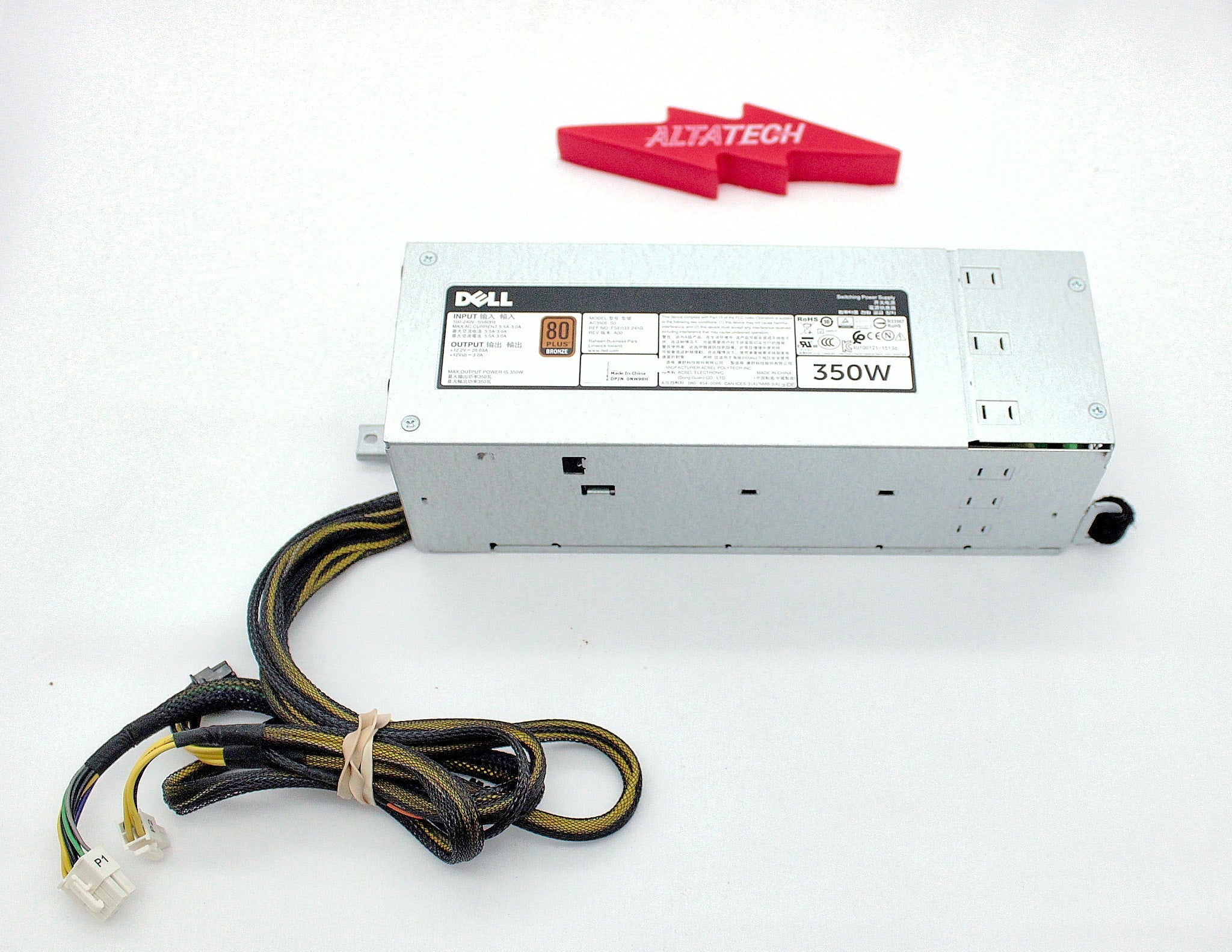 Dell NW98H 350W NON-REDUNDANT PSU 80 PLUS T330/T340