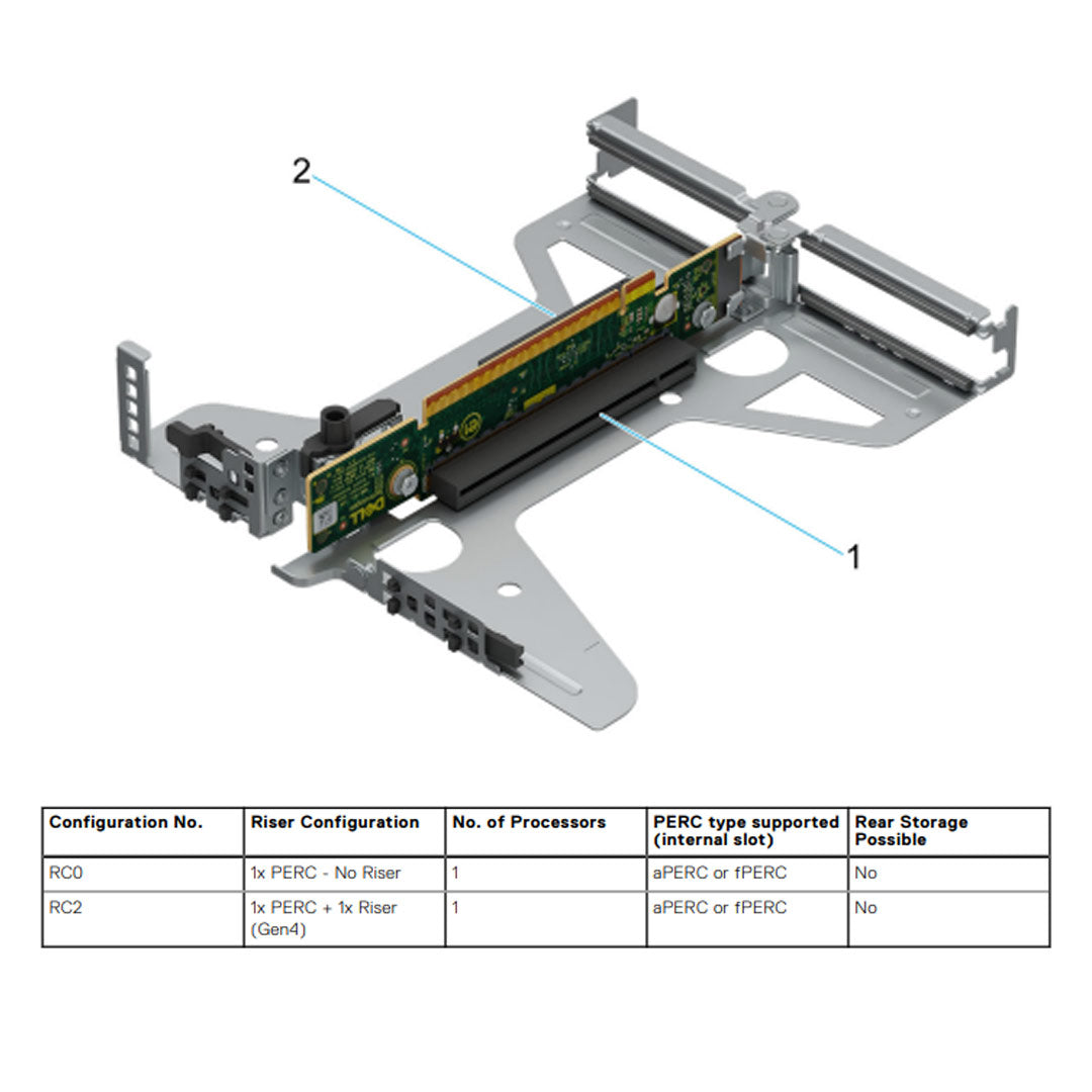 VXJ9D — Butterfly Riser Assembly | Dell PowerEdge R360