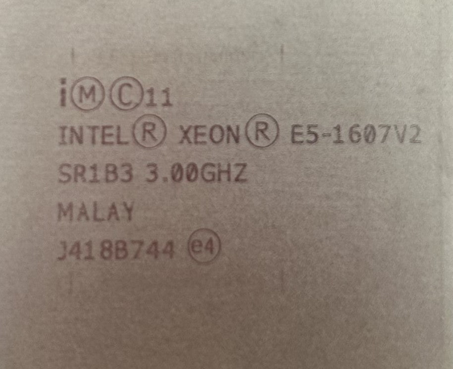 Dell SR1B3 E5-1607V2 QC 3.0GHZ 10M 5GT/S 2011