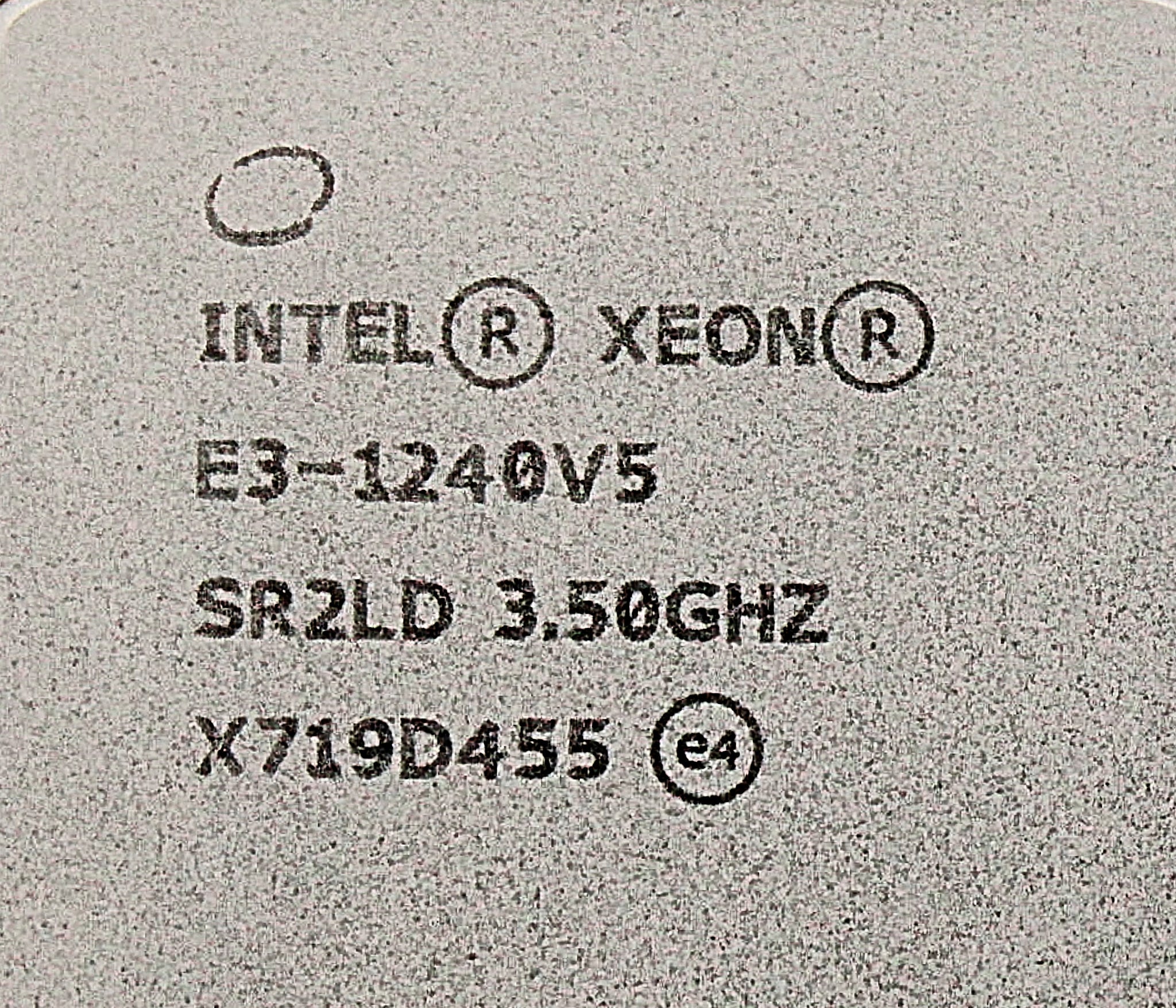Dell SR2LD 3.5GHZ/8MB/80W/ 4C PRC, E3-1240V5