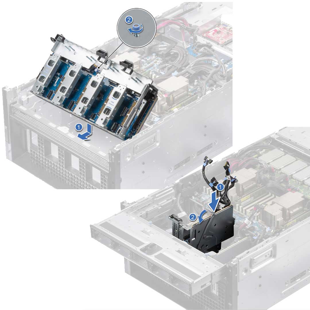 PCI-e Switch Board (PSB) Riser Module 2x16 PCI-e 5 | Dell PowerEdge XE9680
